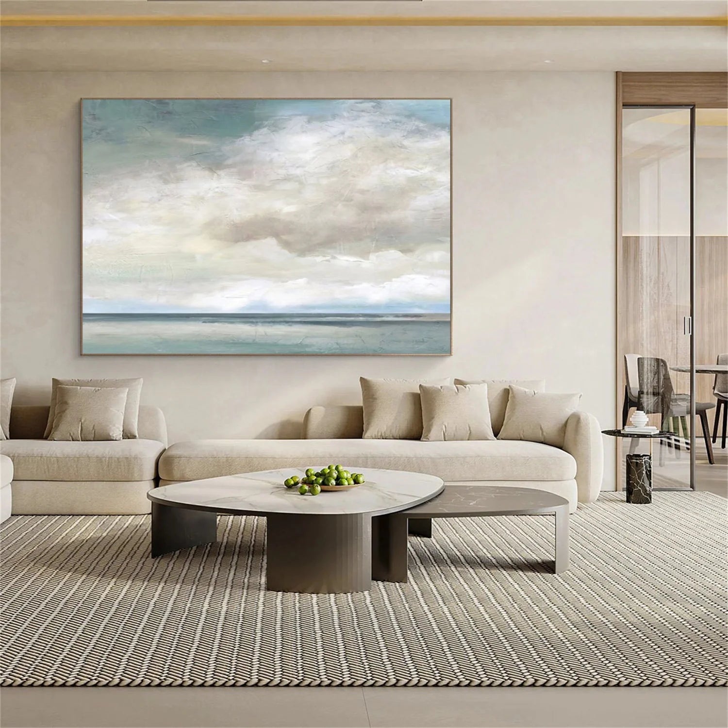 Sea & Sky Abstract Wall Art #MS192