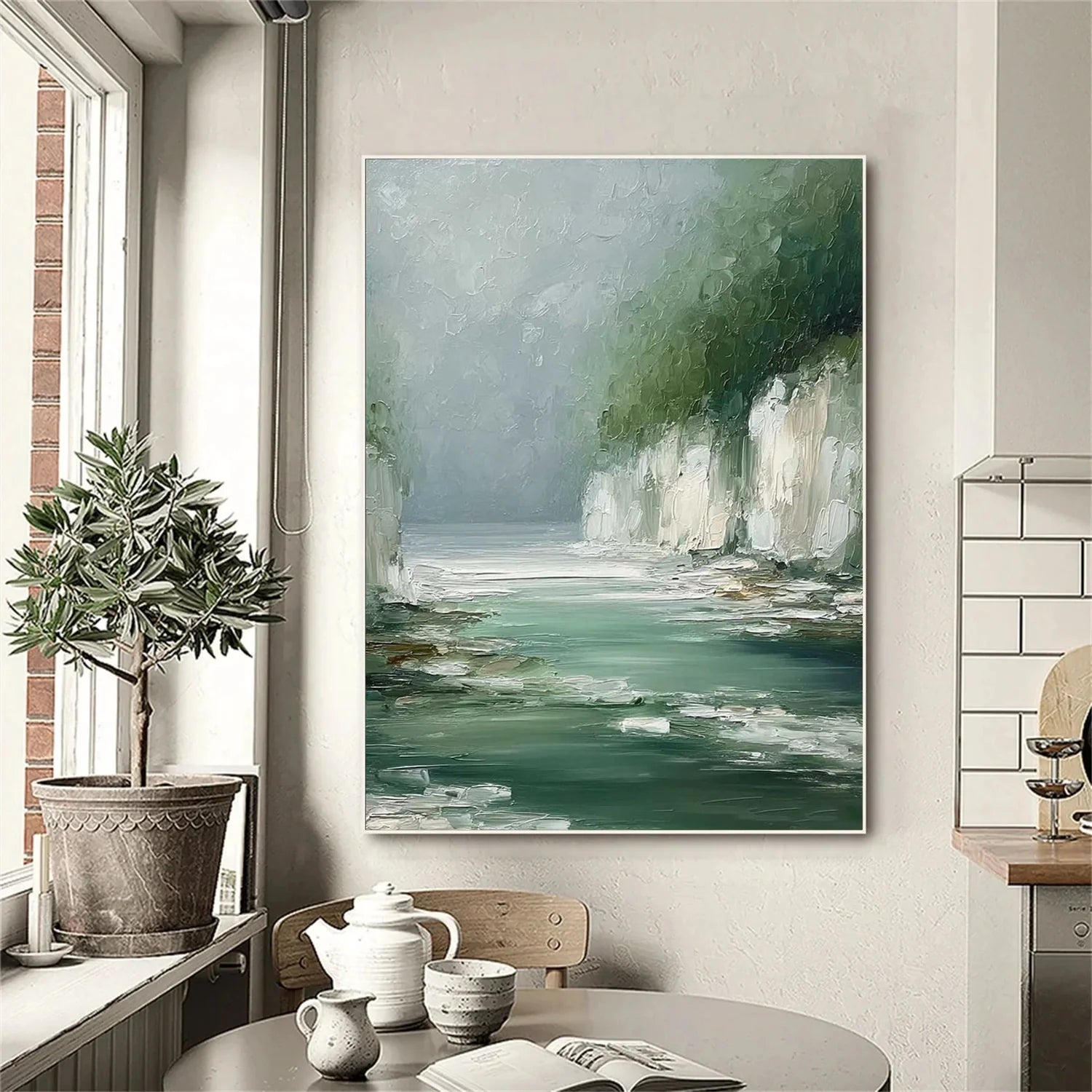 Sea & Sky Abstract Wall Art #MS279