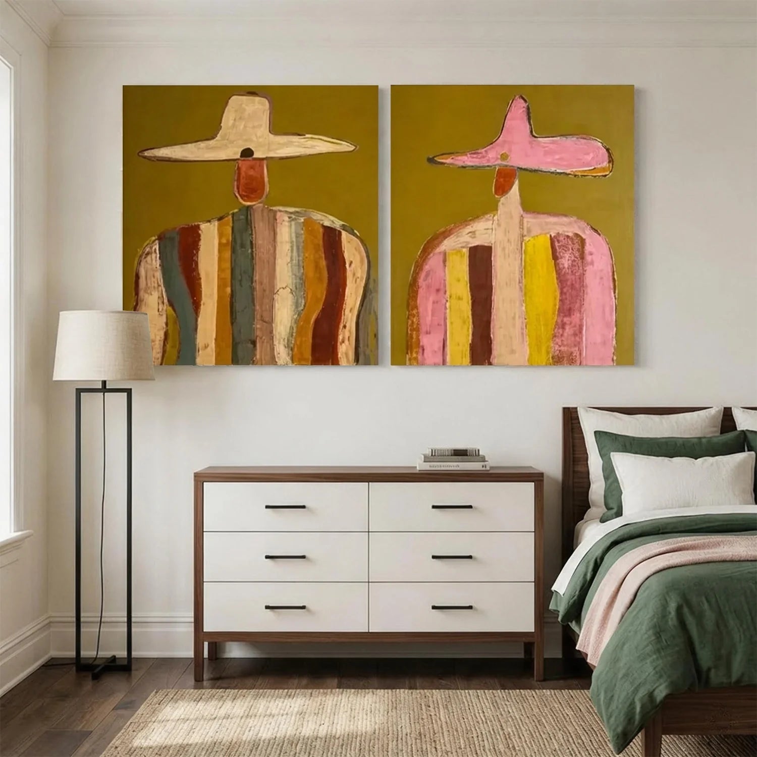 Vintage Americana Art Set of 2 #VA121
