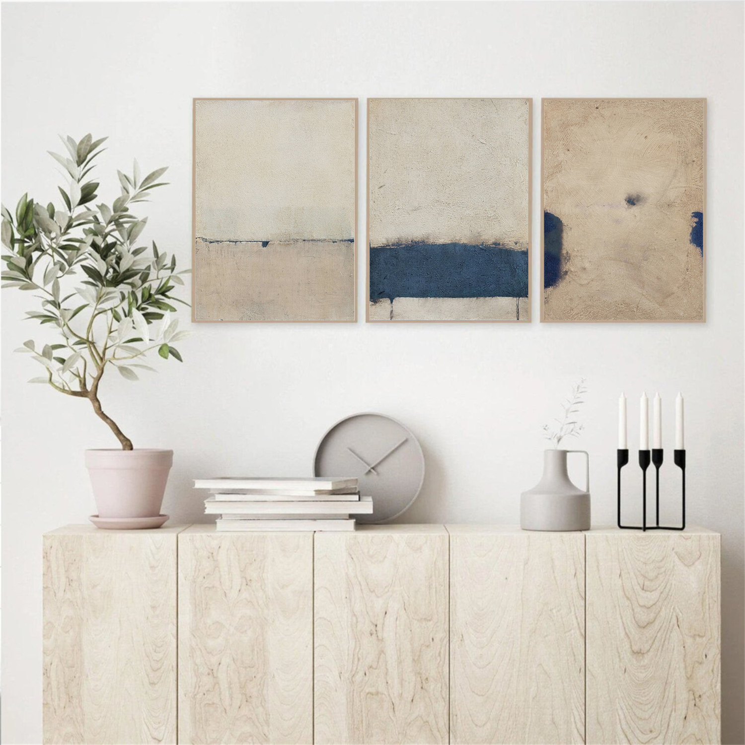 Wabi Sabi Canvas Art Set of 3 #WS657