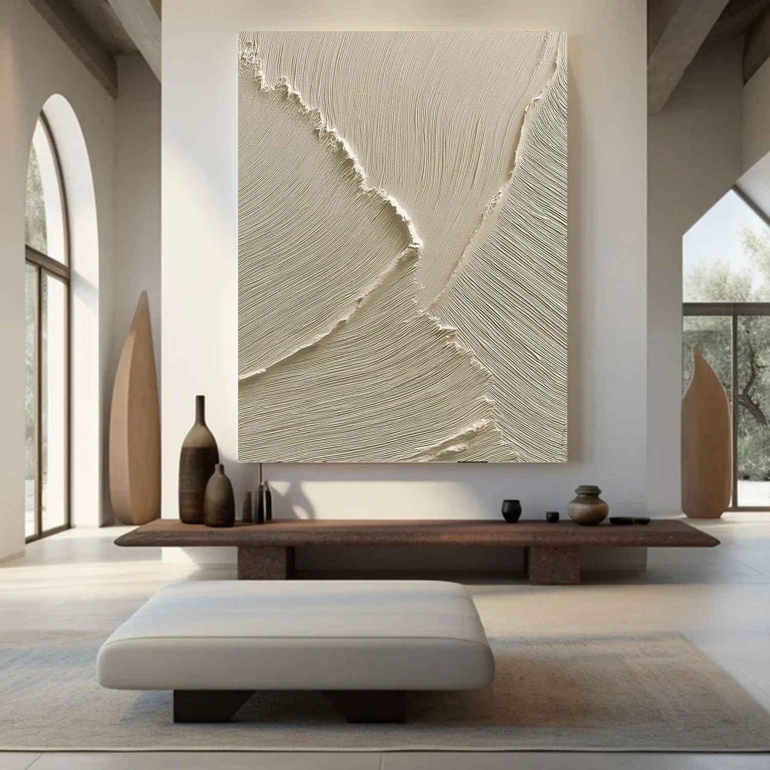 Sea & Sky Minimalist Textured Wall Art #MS246