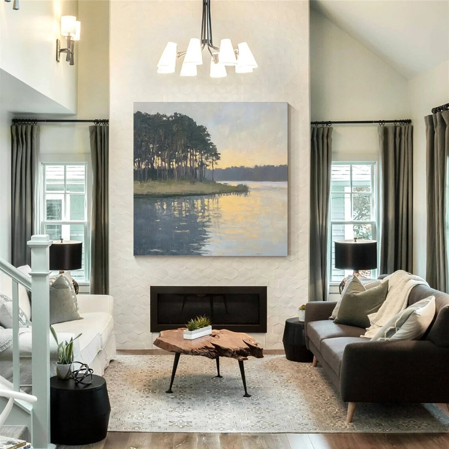 Sea & Sky Abstract Wall Art #MS168