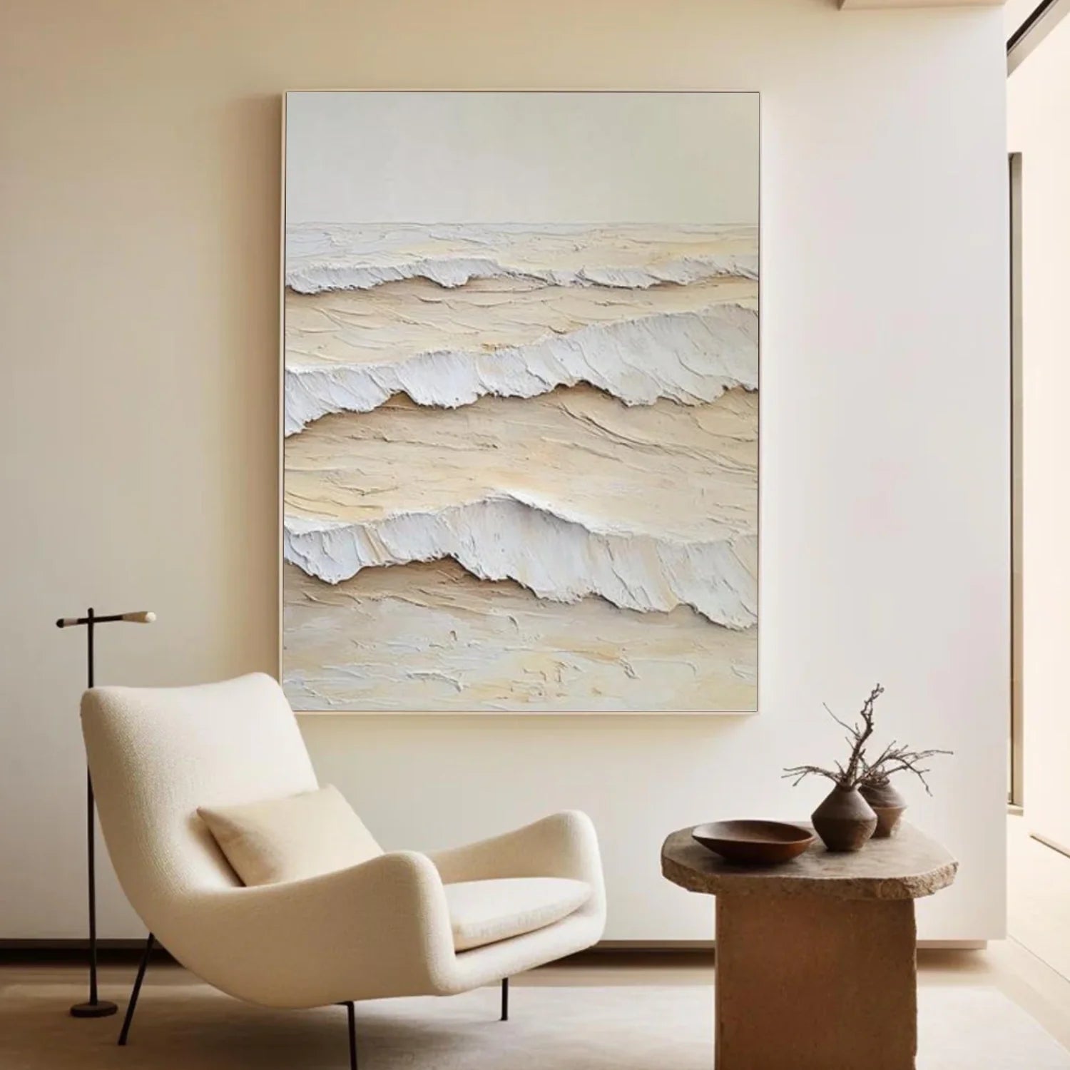 Sea & Sky Abstract Textured Wall Art #MS236