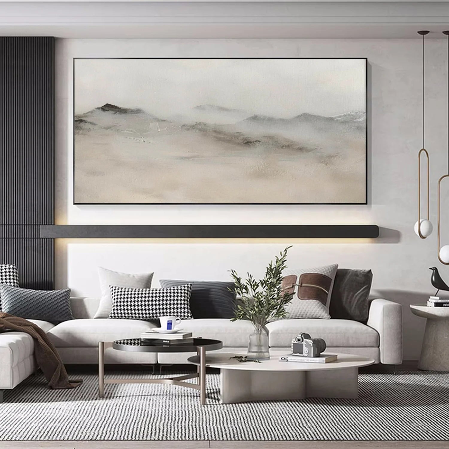 Minimalist Mountain Canvas Art #MM389