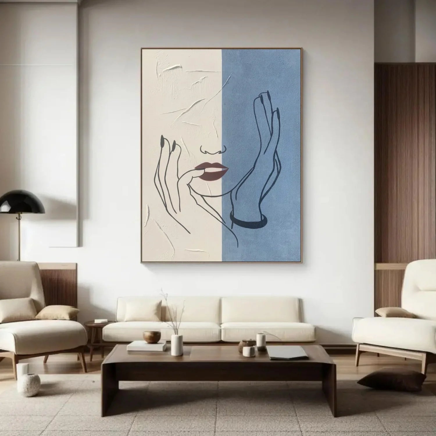 Abstract Portrait Wall Art #AP074