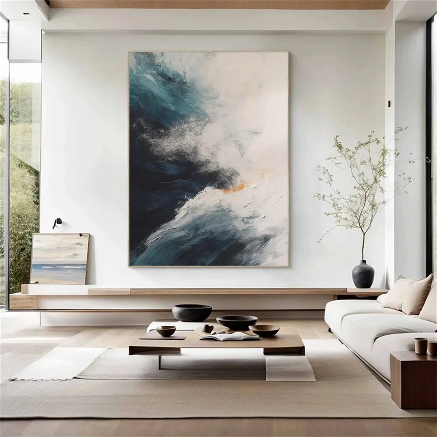 Sea & Sky Abstract Wall Art #MS267
