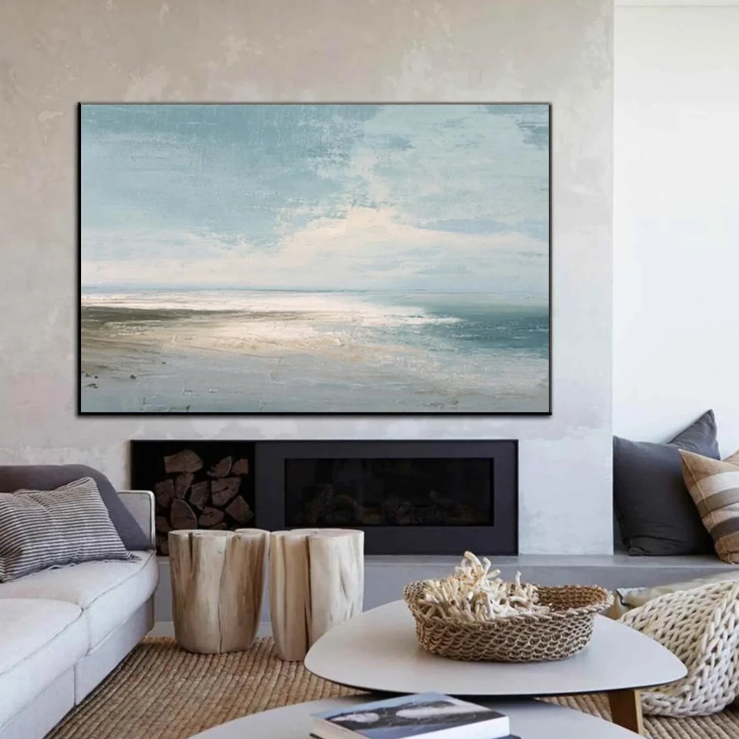 Sea & Sky Abstract Wall Art #MS212