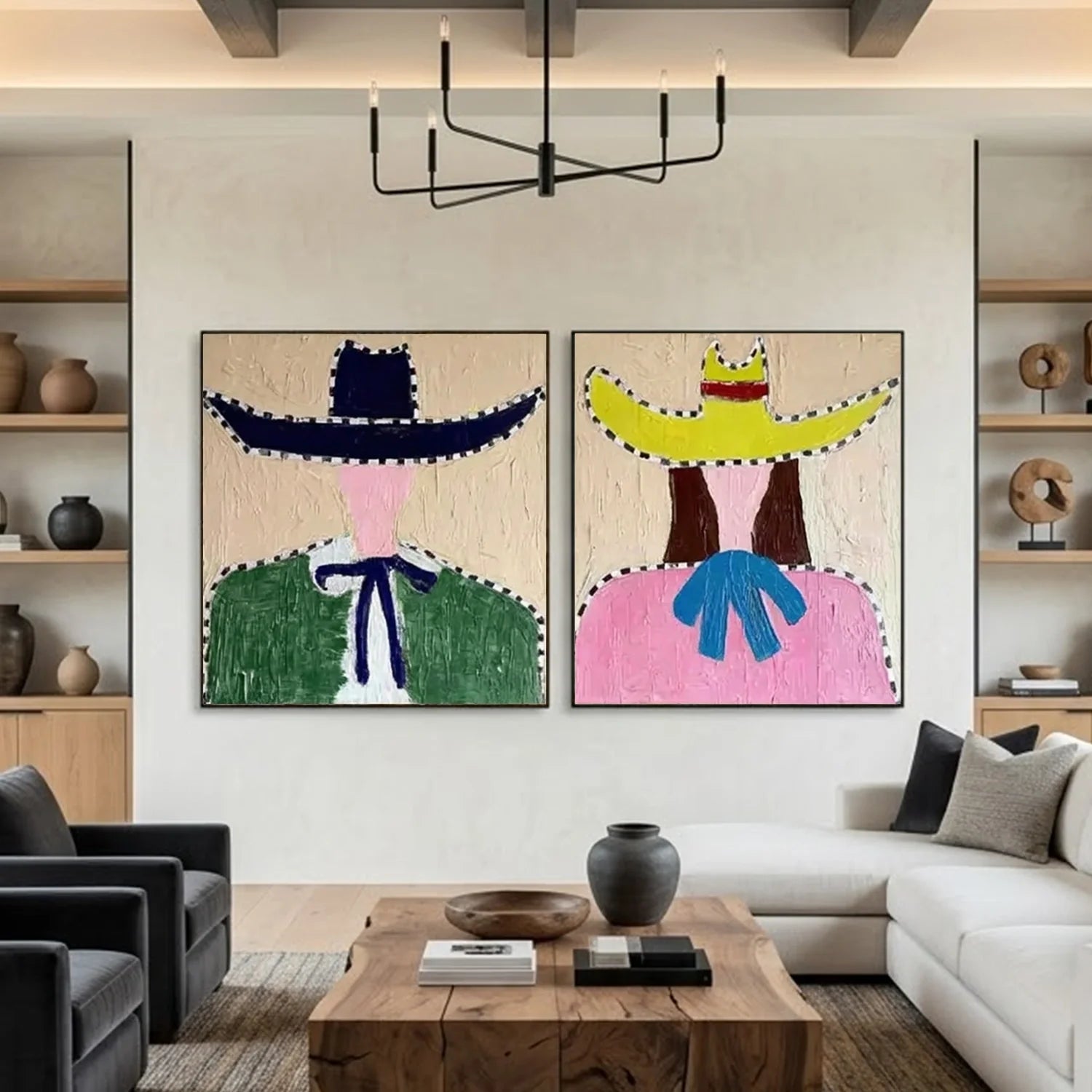 Vintage Americana Art Set of 2 #VA122