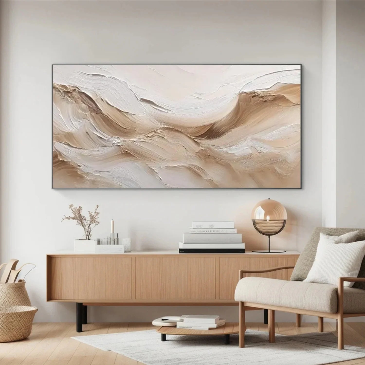 Minimalist Textured Canvas Art #MM372