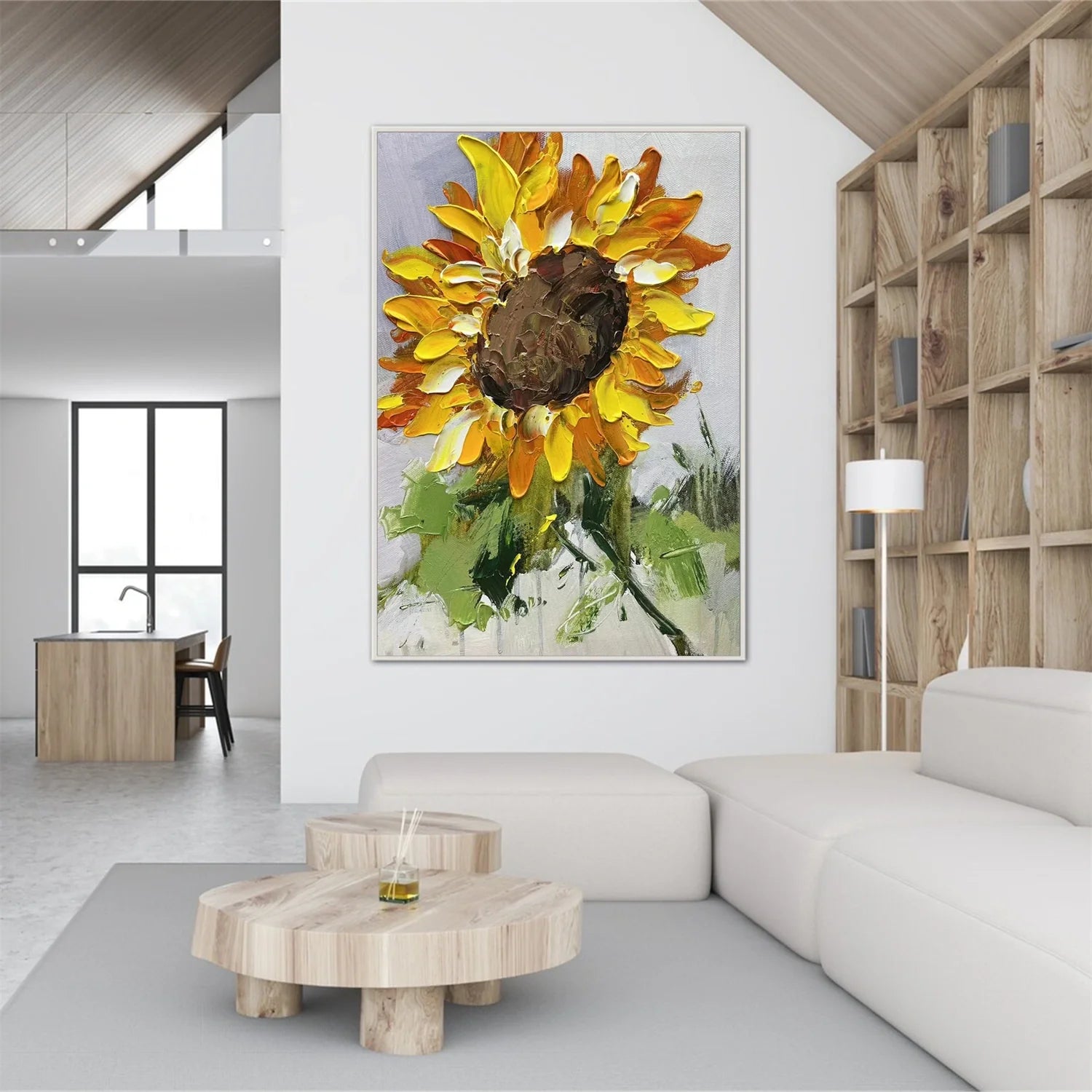 Flower & Tree Abstract Textured Wall Art #ML123