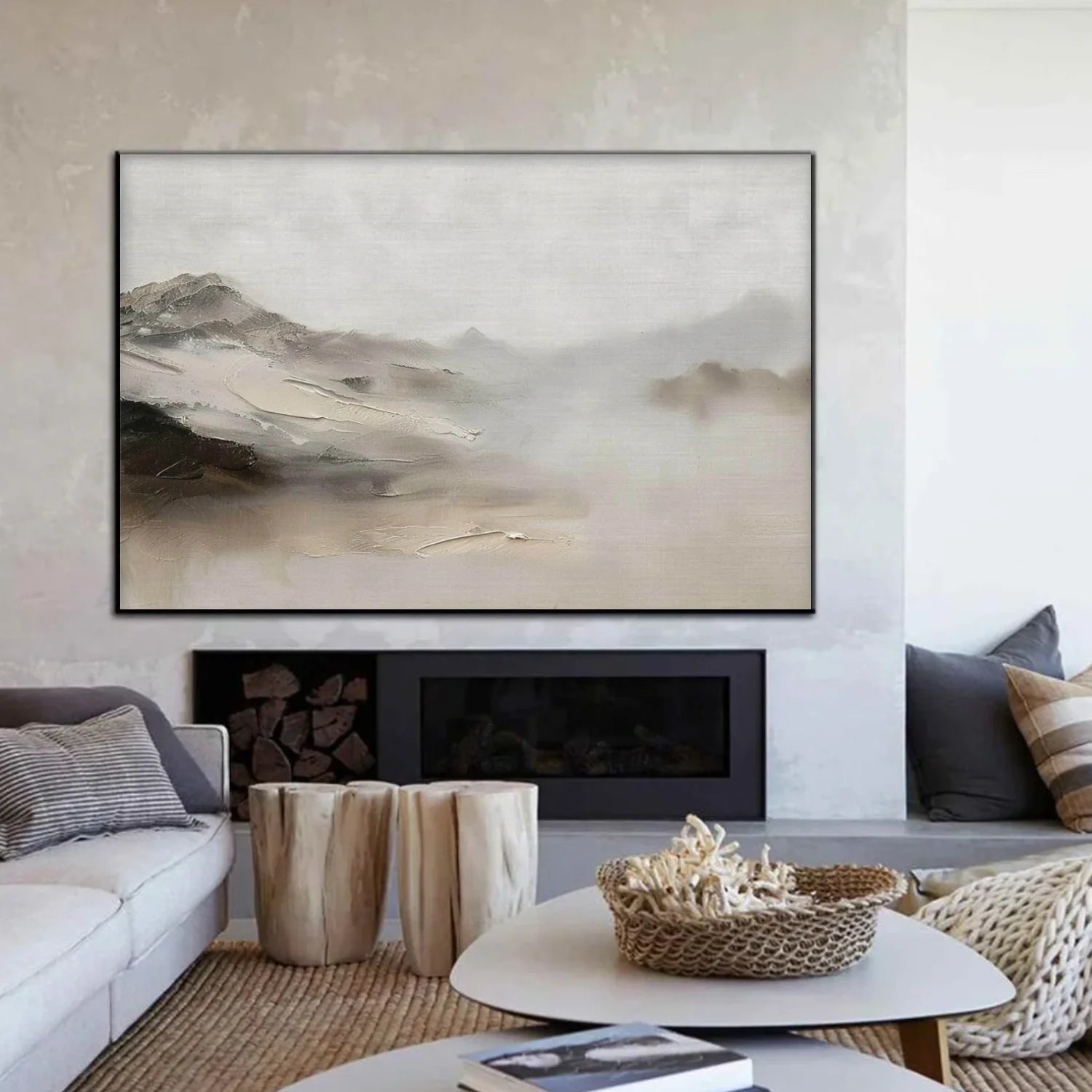 Minimalist Mountain Canvas Art #MM388