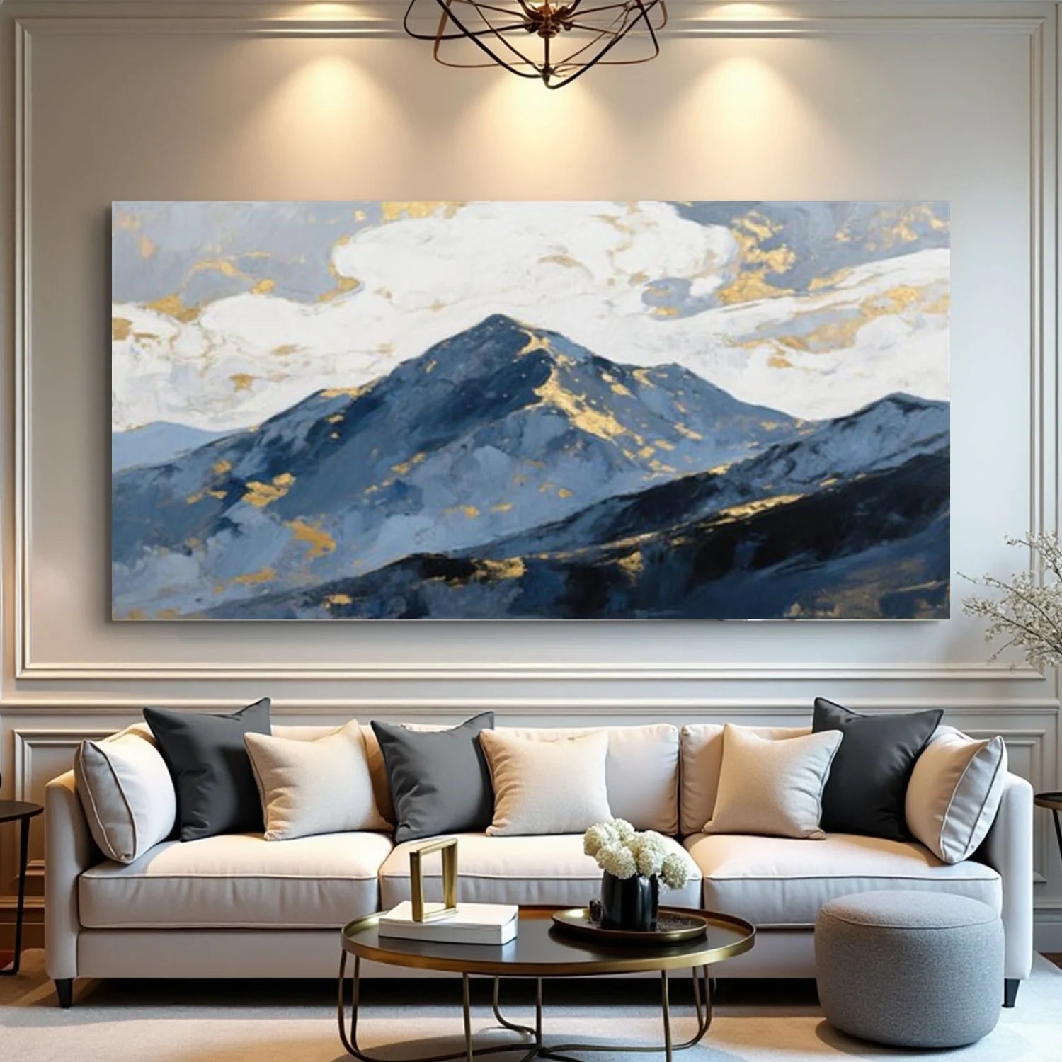 Minimalist Mountain Canvas Art #MM342