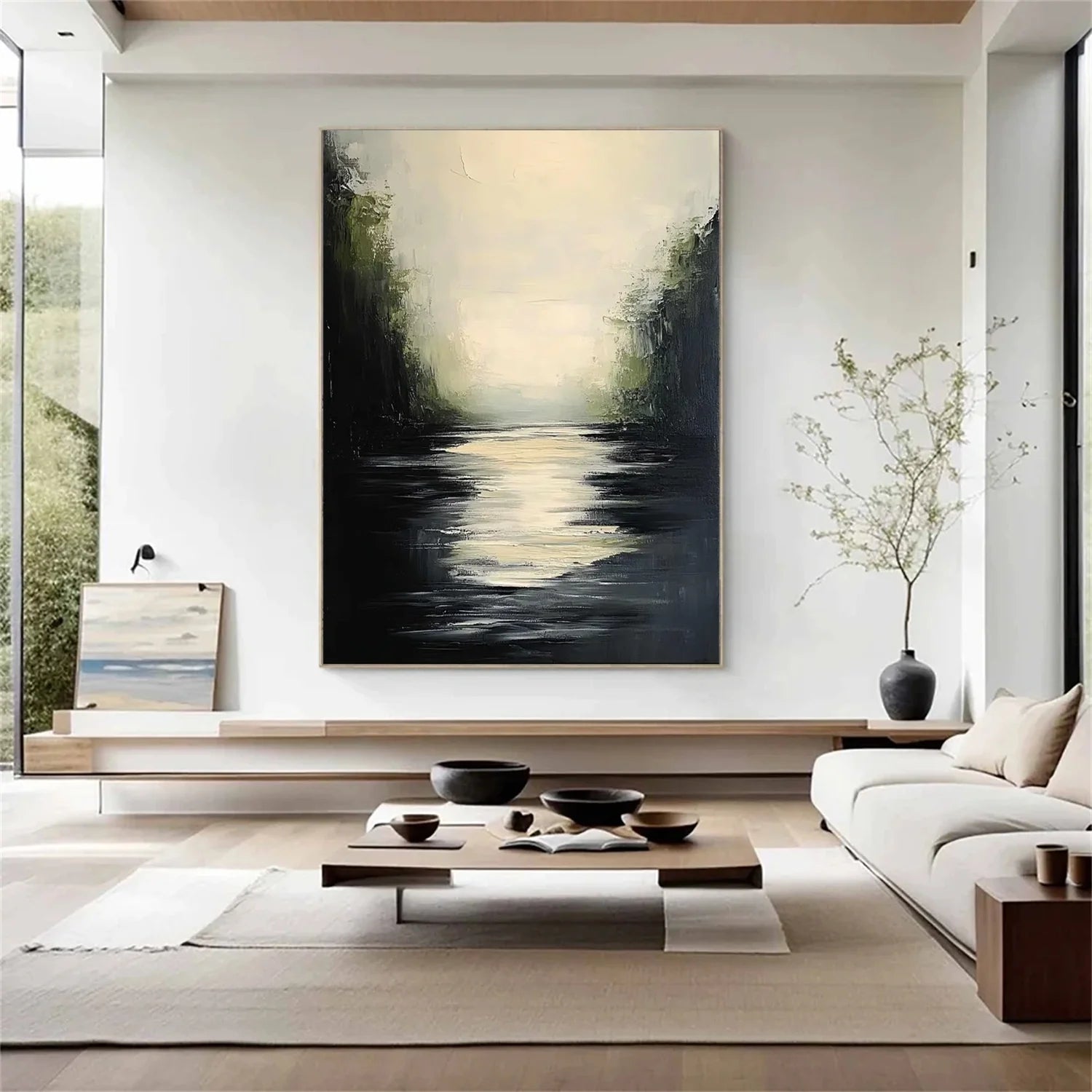Sea & Sky Abstract Wall Art #MS127
