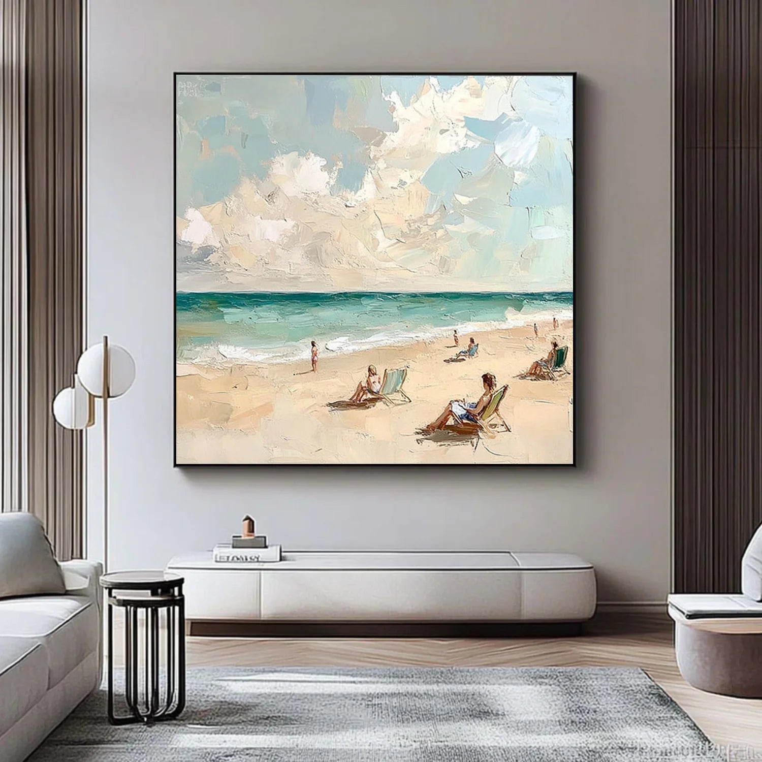 Sea & Sky Abstract Wall Art #MS291