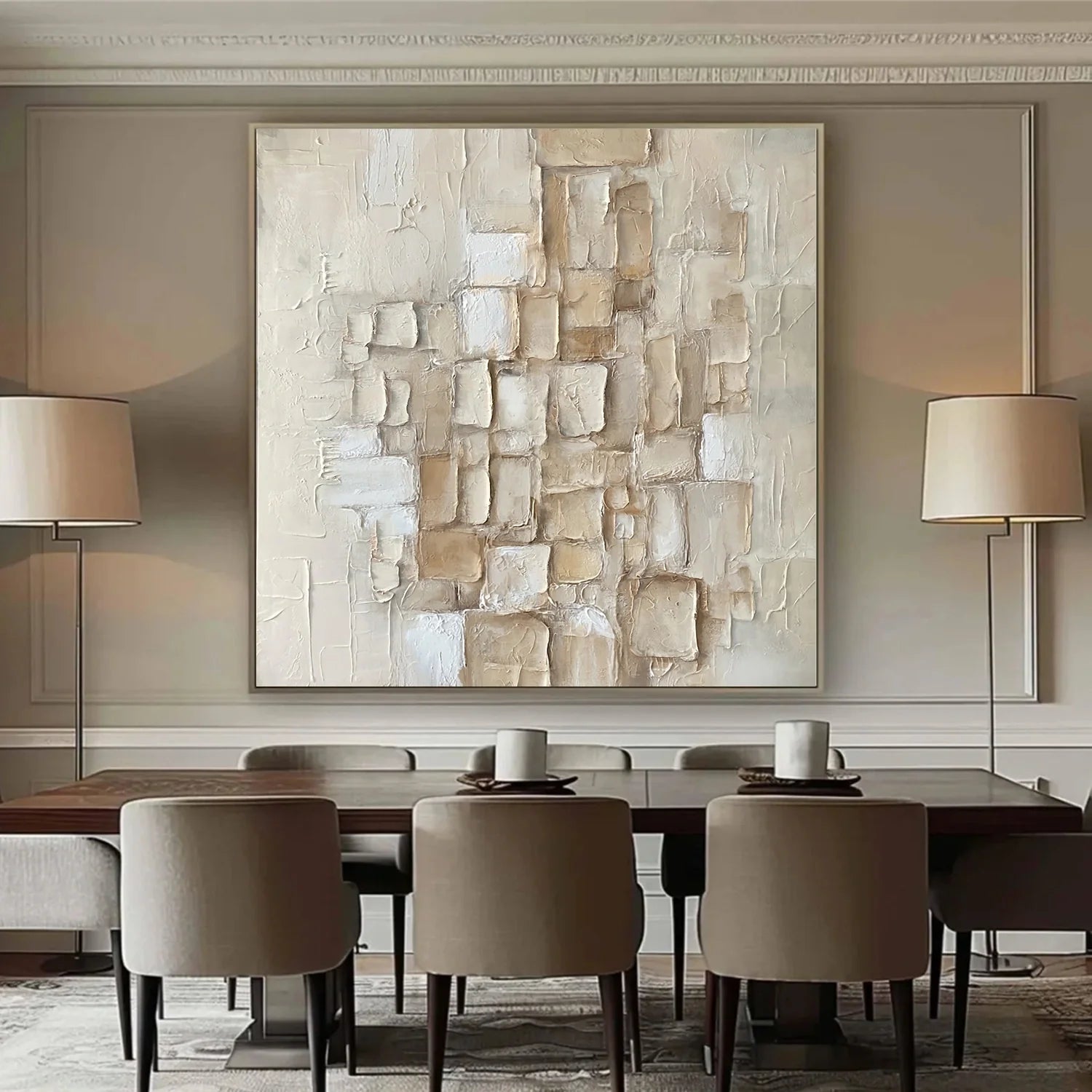 Abstract Textured Canvas Art #WS822