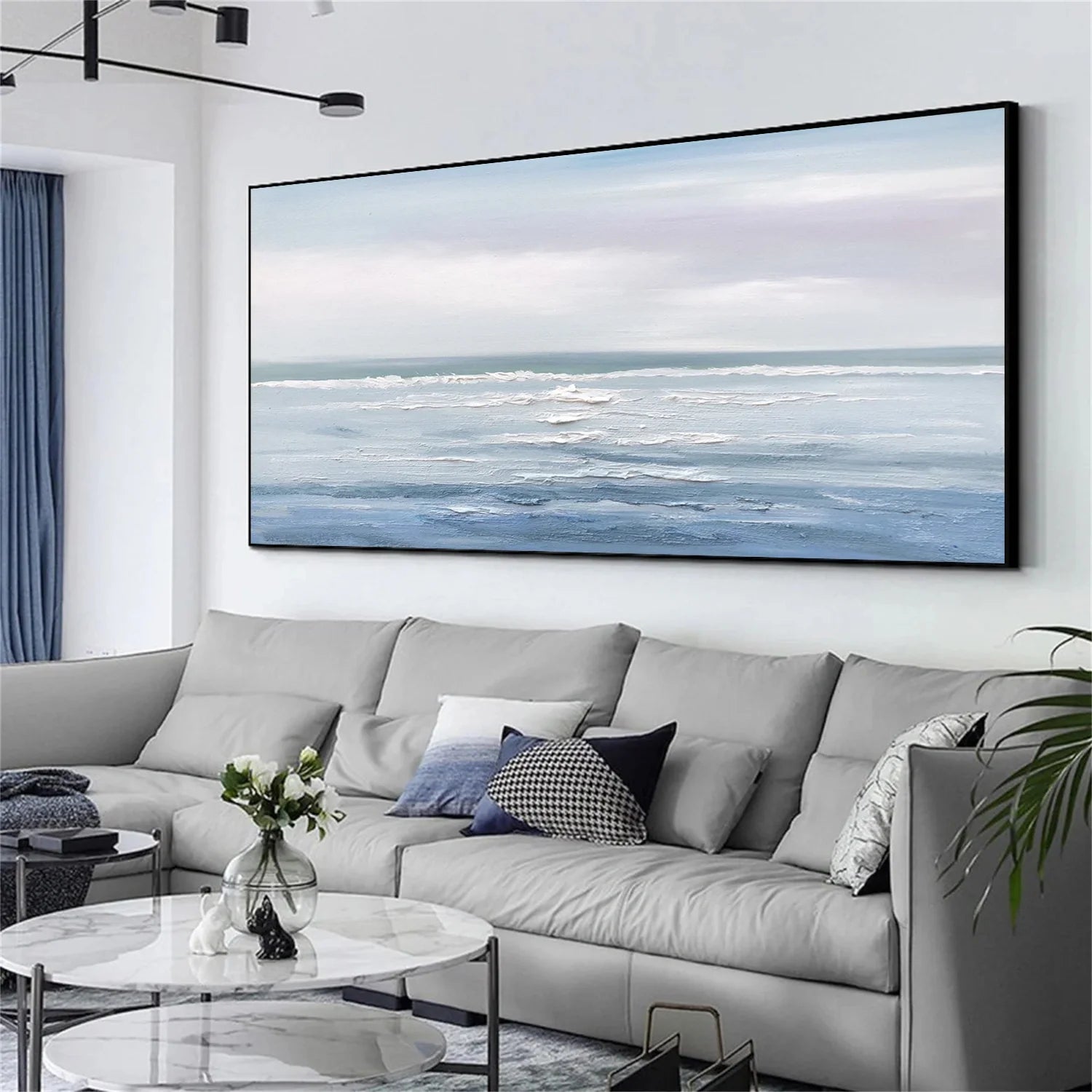 Sea & Sky Abstract Wall Art #MS130