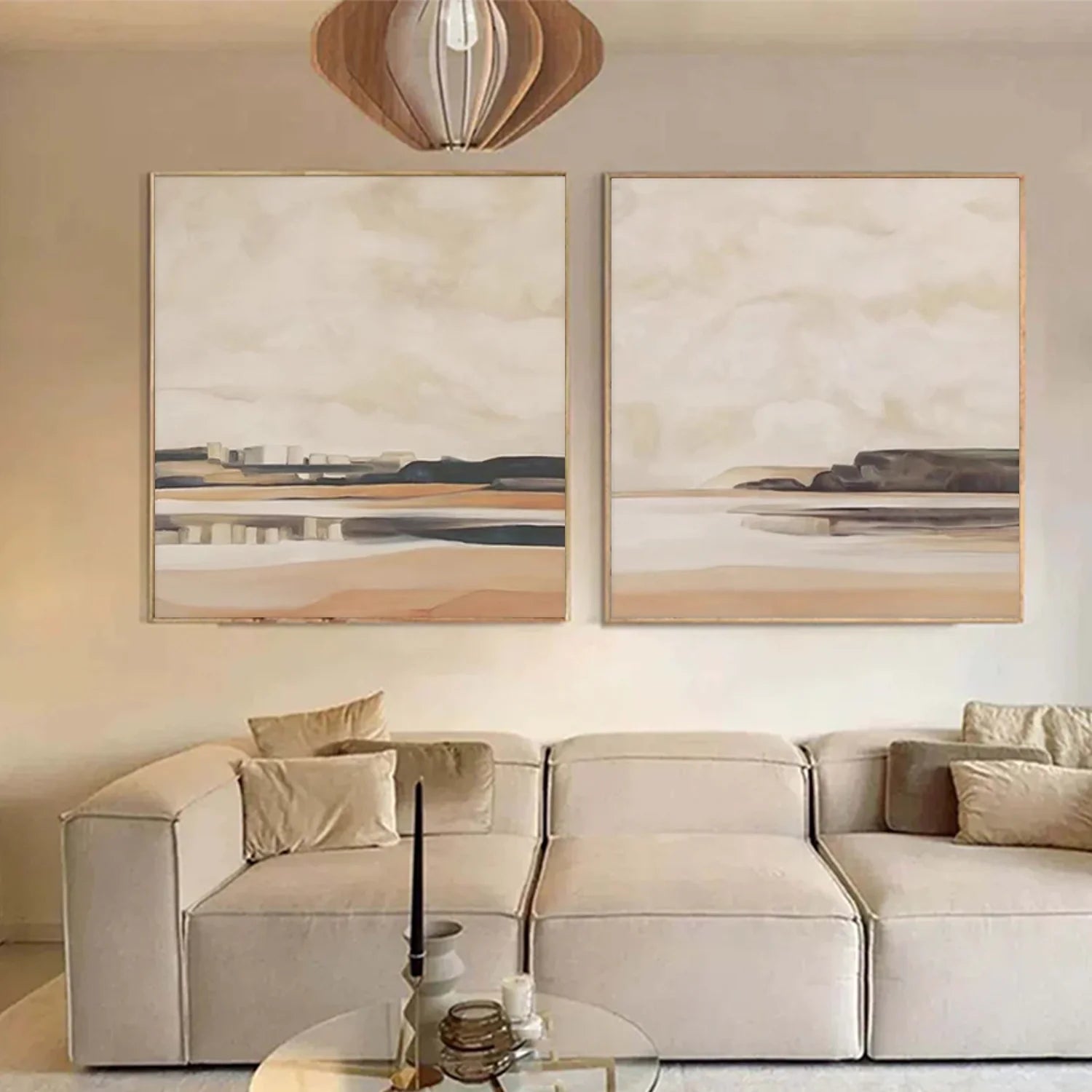 Abstract Canvas Art Set of 2 #WS884