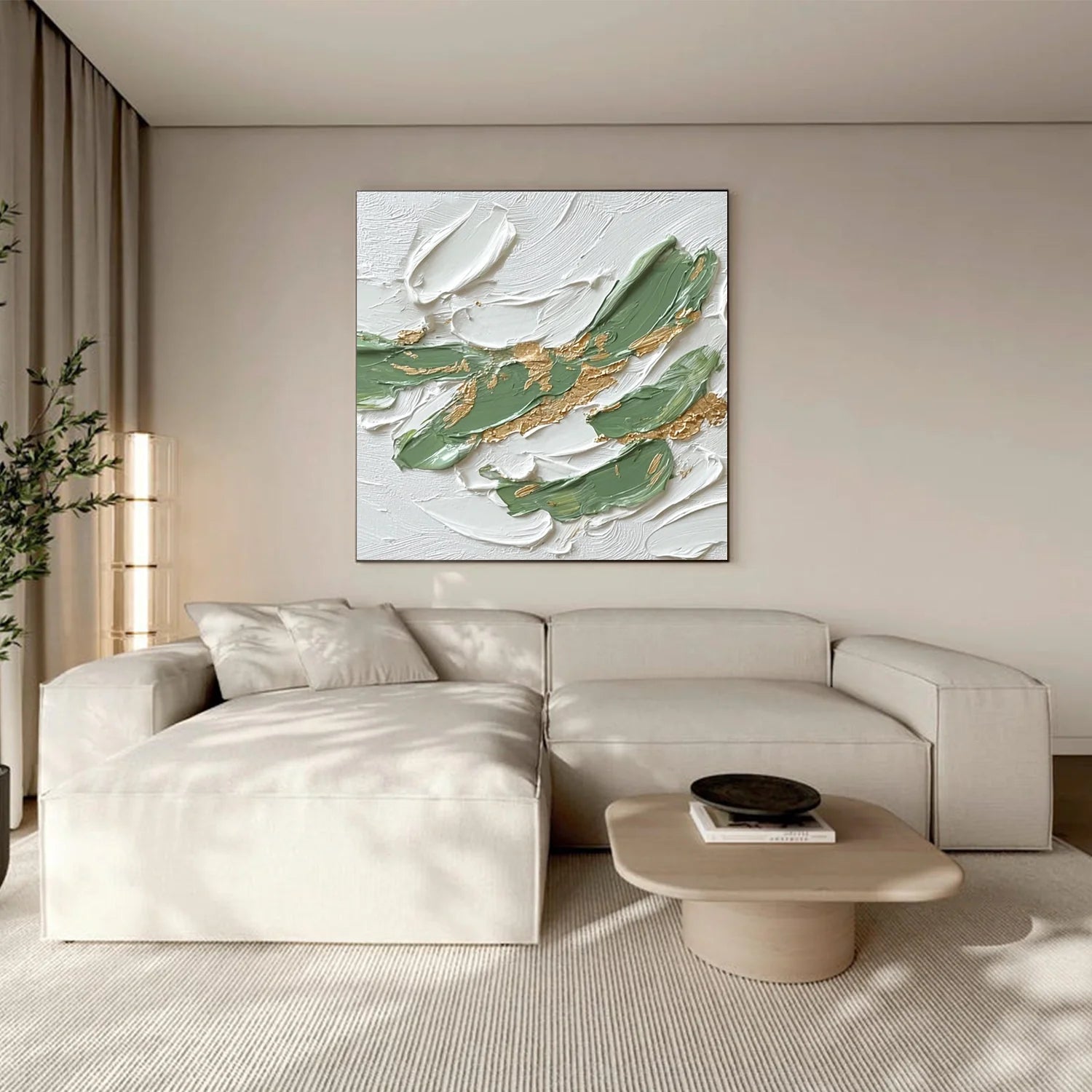 Abstract Textured Canvas Art #WS1000