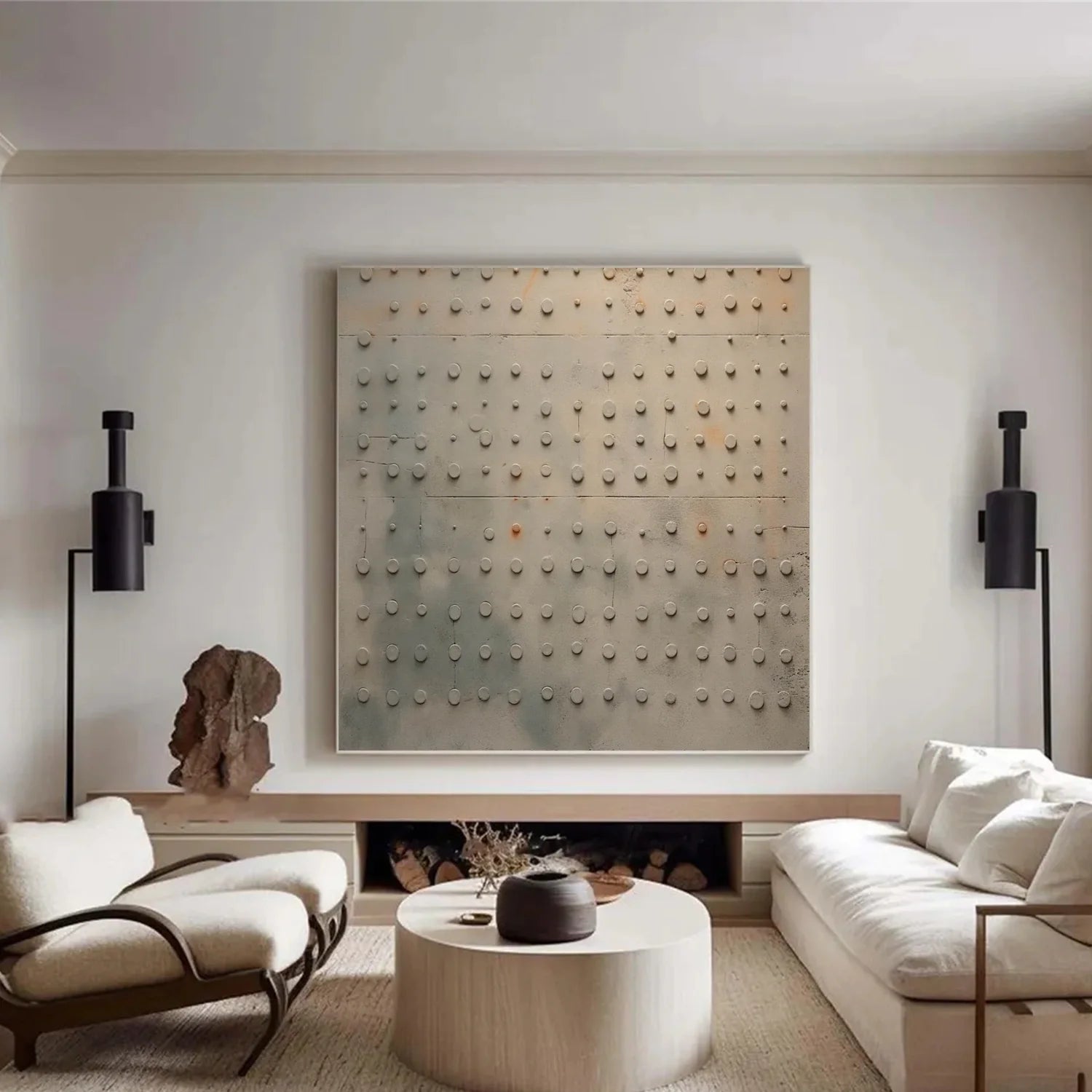 Wabi Sab Textured Canvas Art #WS909
