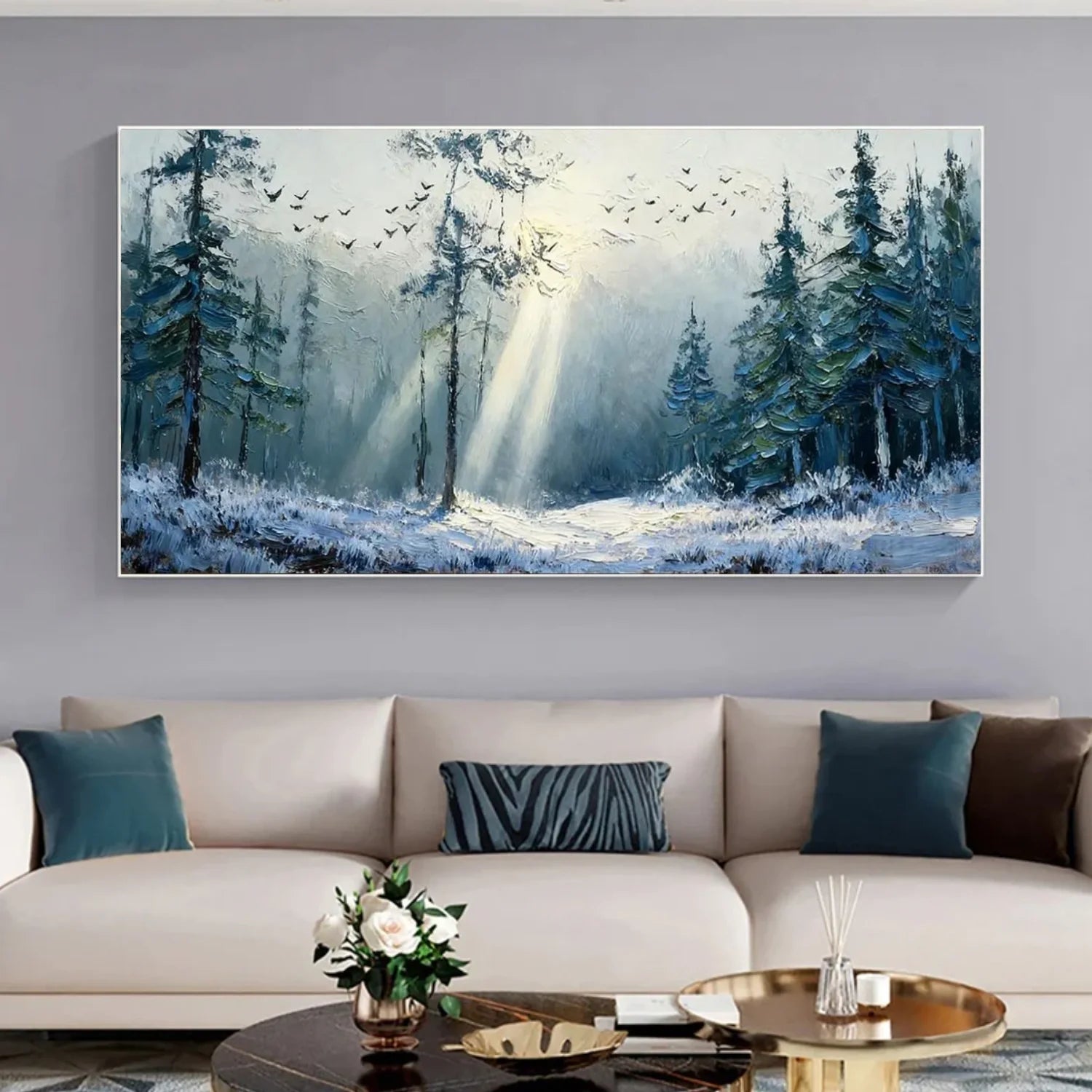 Flower & Tree Abstract Wall Art #ML180