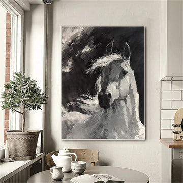 Abstract Animal Horse Wall Art #AL118