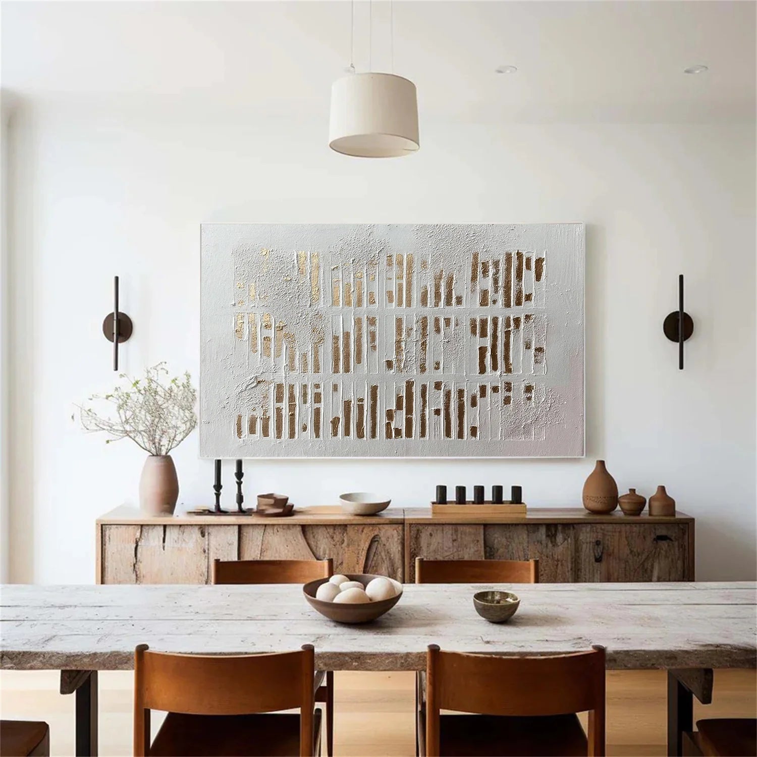 Wabi Sabi Textured Canvas Art #WS930