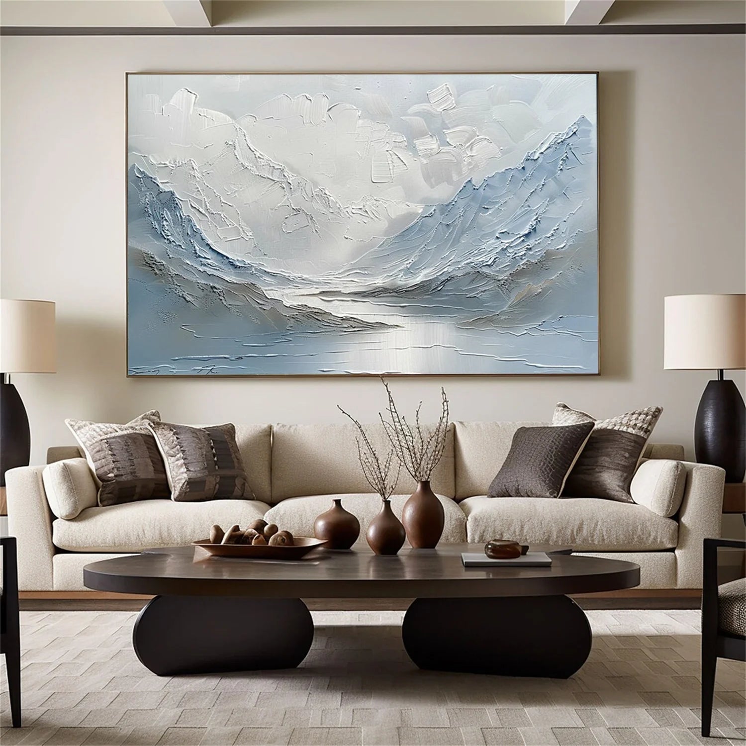 Minimalist Mountain Canvas Art #MM385