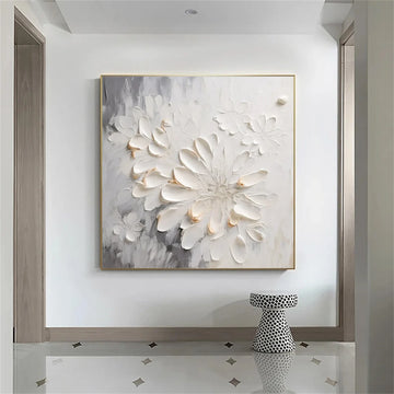 Flower & Tree Abstract Textured Wall Art #ML113