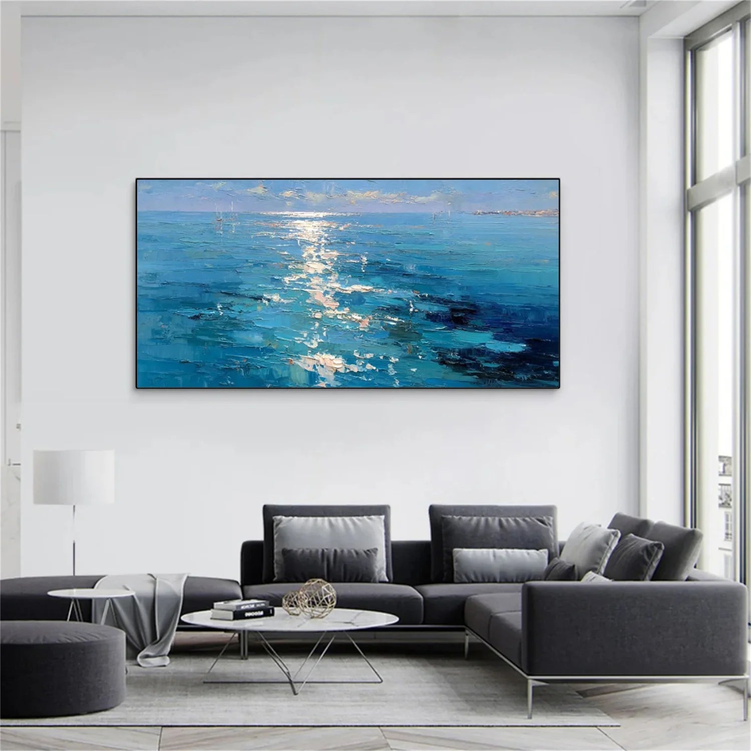 Sea & Sky Abstract Wall Art #MS264