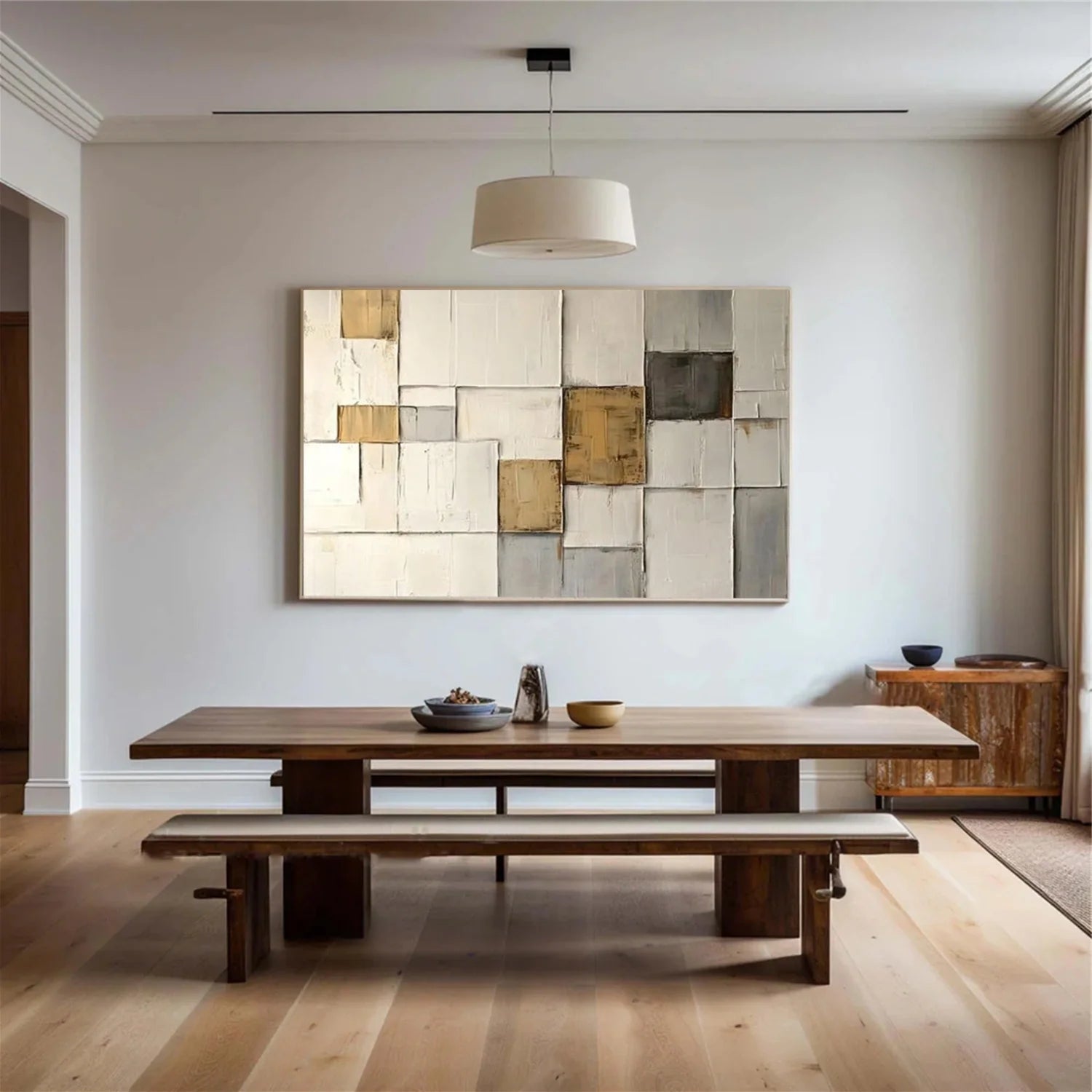 Wabi Sabi Textured Canvas Art #WS971