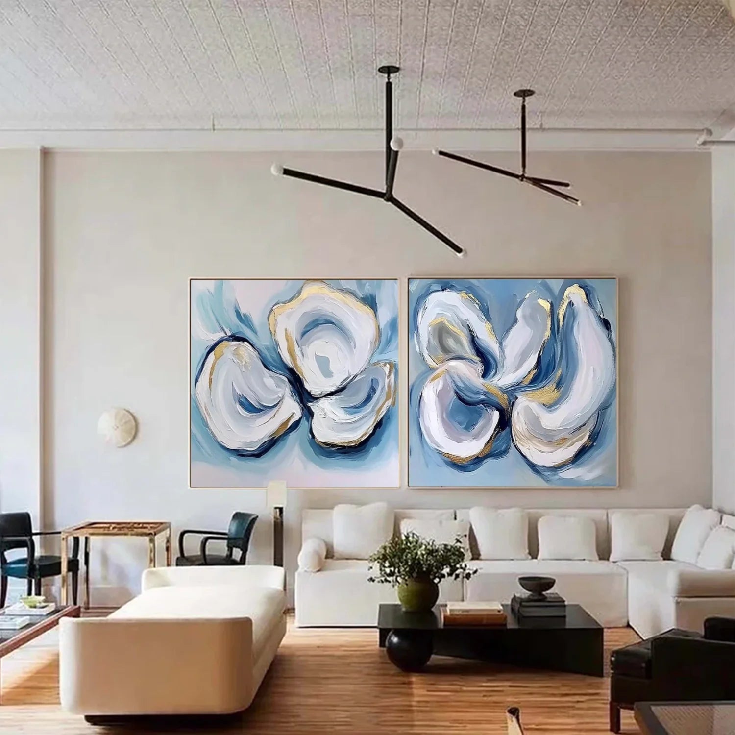 Abstract Canvas Art Set of 2 #WS778