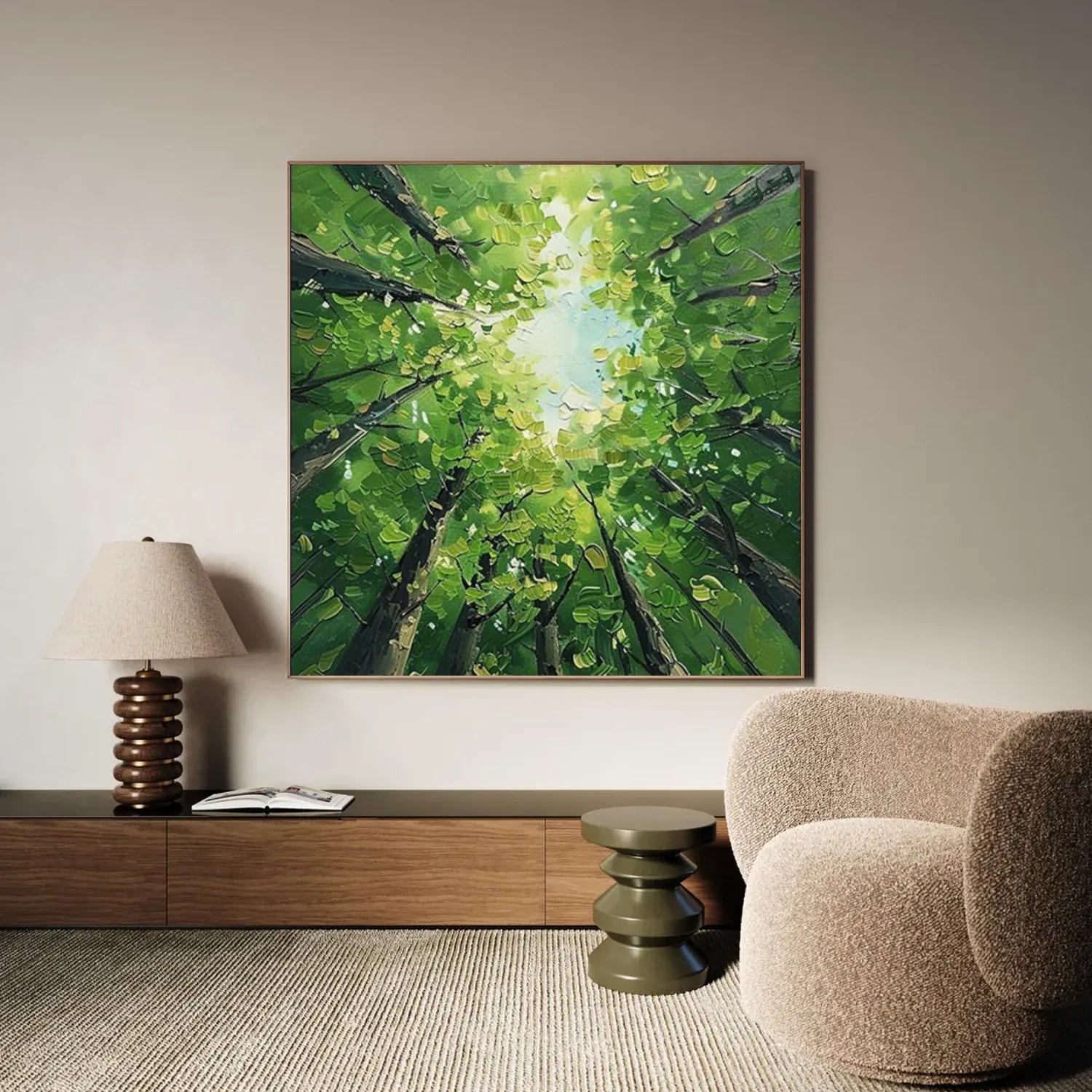 Flower & Tree Abstract Wall Art #ML224
