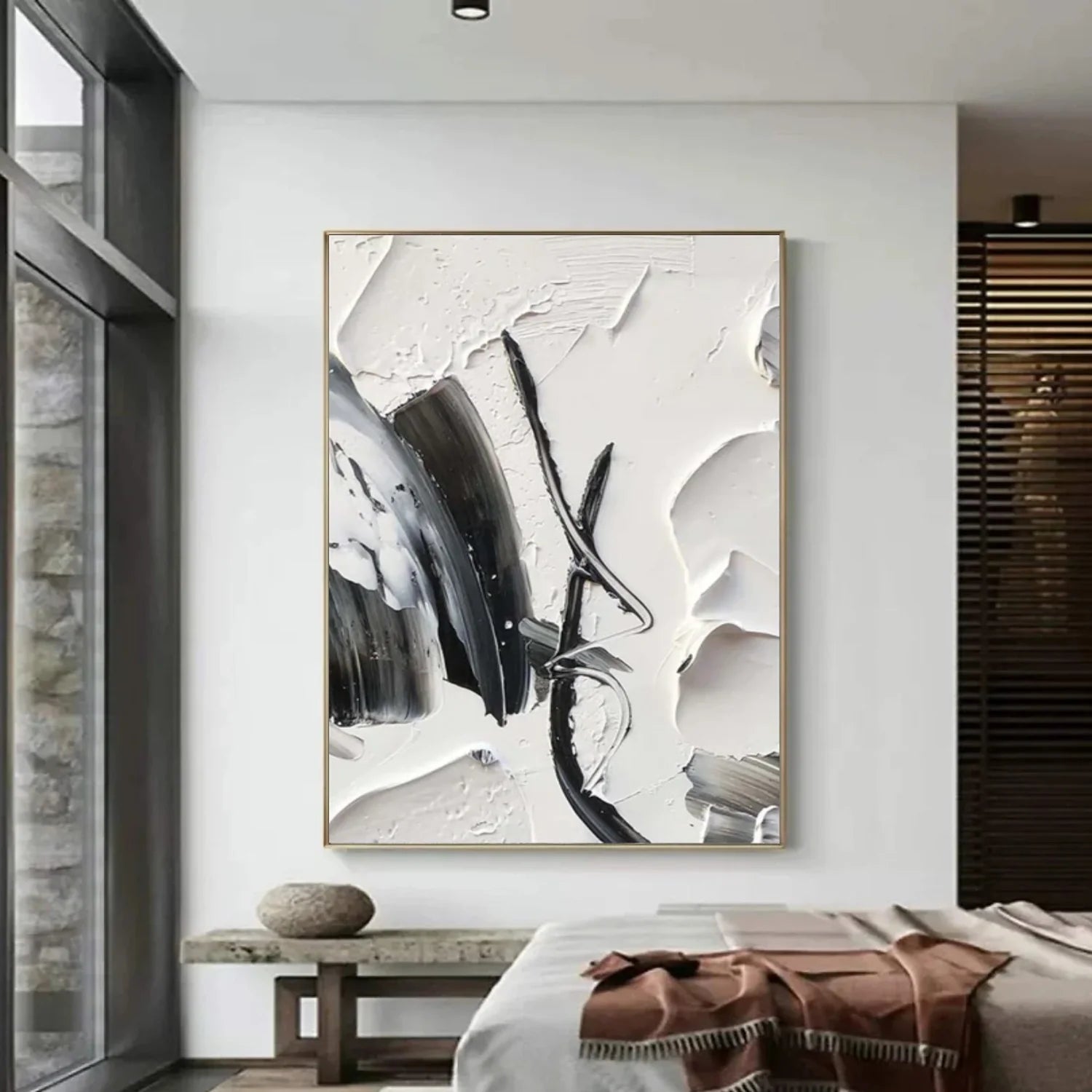 Minimalist Textured Canvas Art #MM317