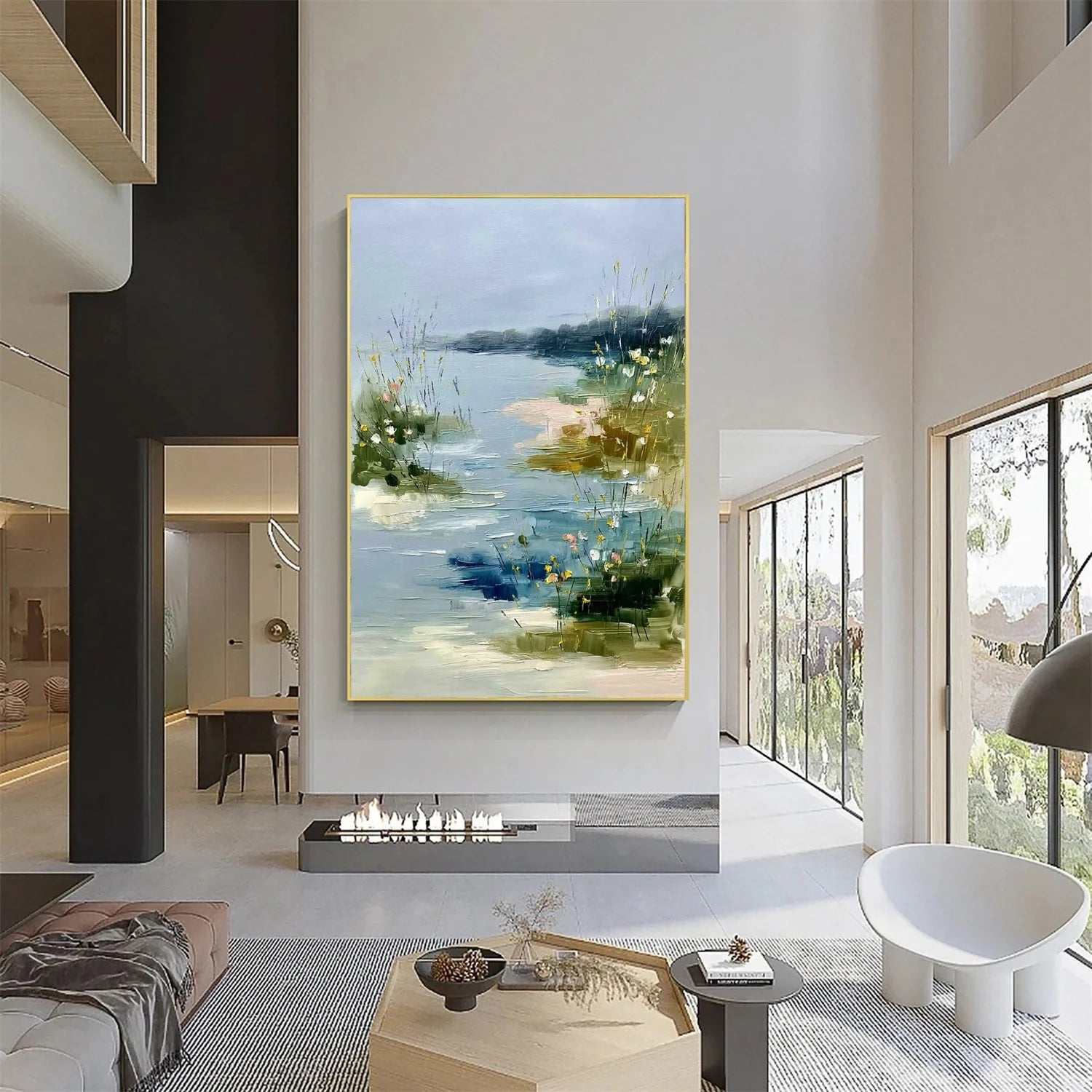 Sea & Sky Abstract Wall Art #MS280