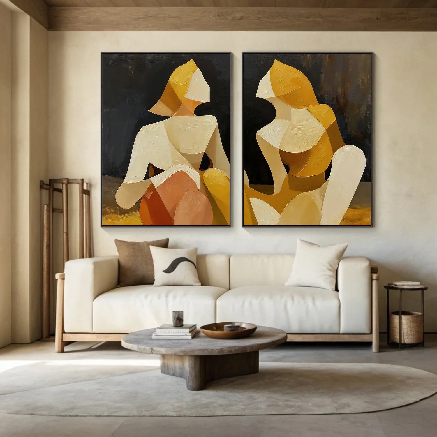Abstract Portrait Wall Art Set of 2 #AP081