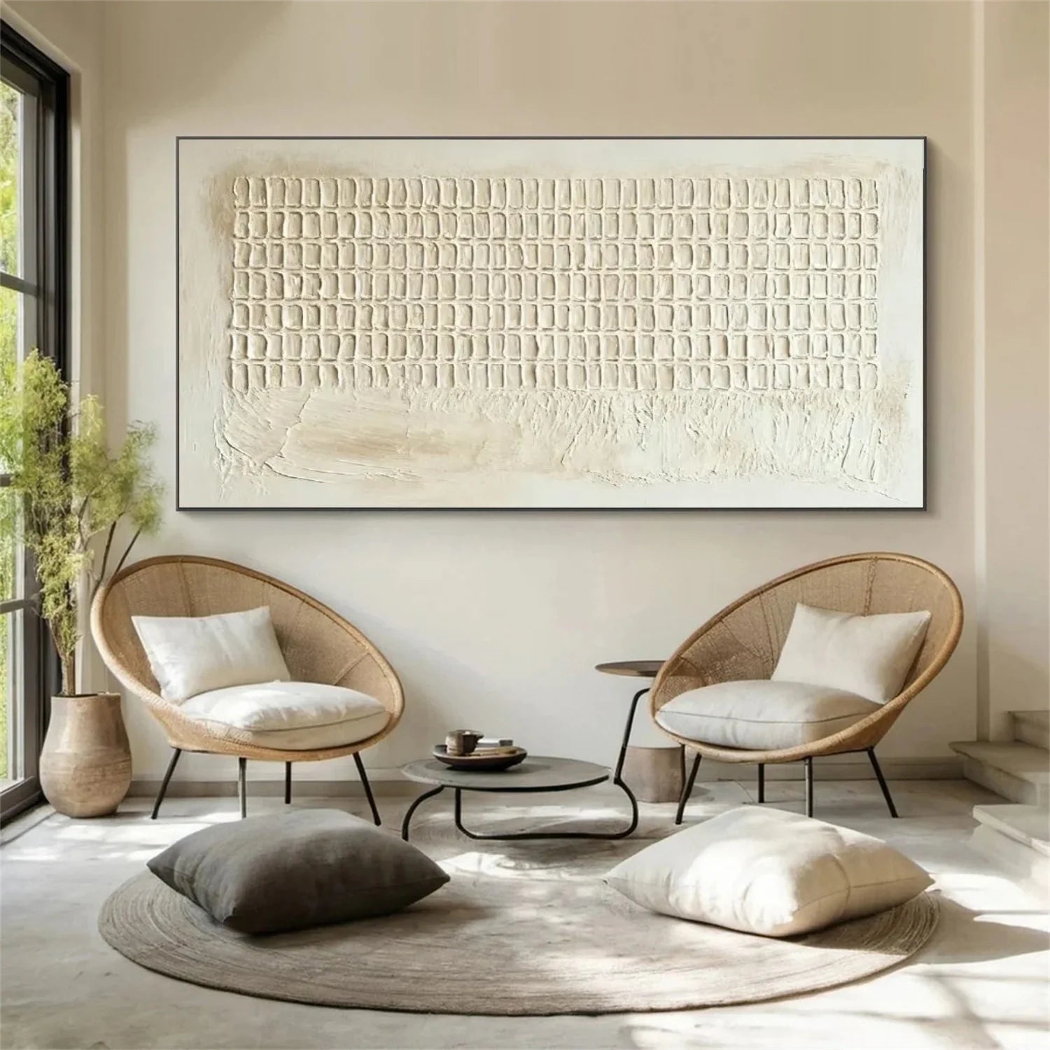 Minimalist Textured Canvas Art #MM283