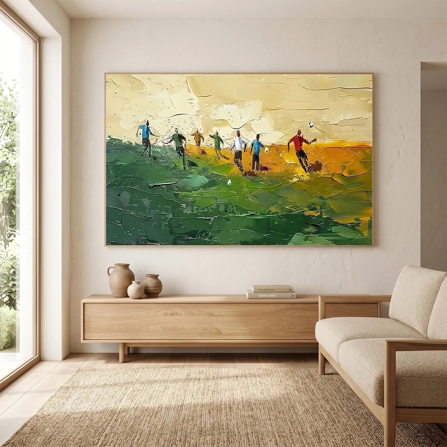 Football Sport Textured Wall Art #SA097