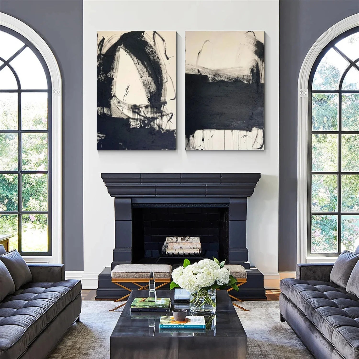 Abstract Tranquility Set of 2 #WS526