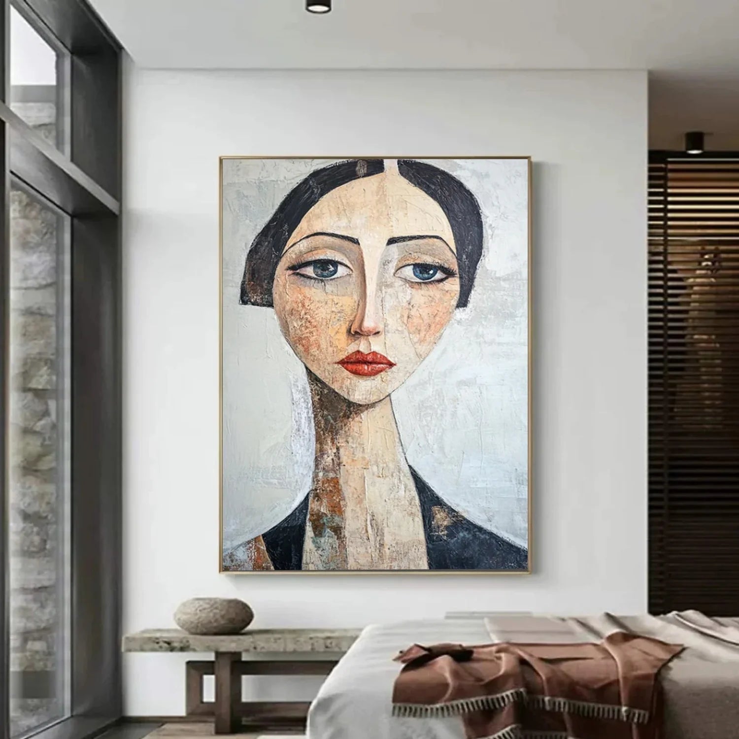 Abstract Portrait Wall Art #AP104