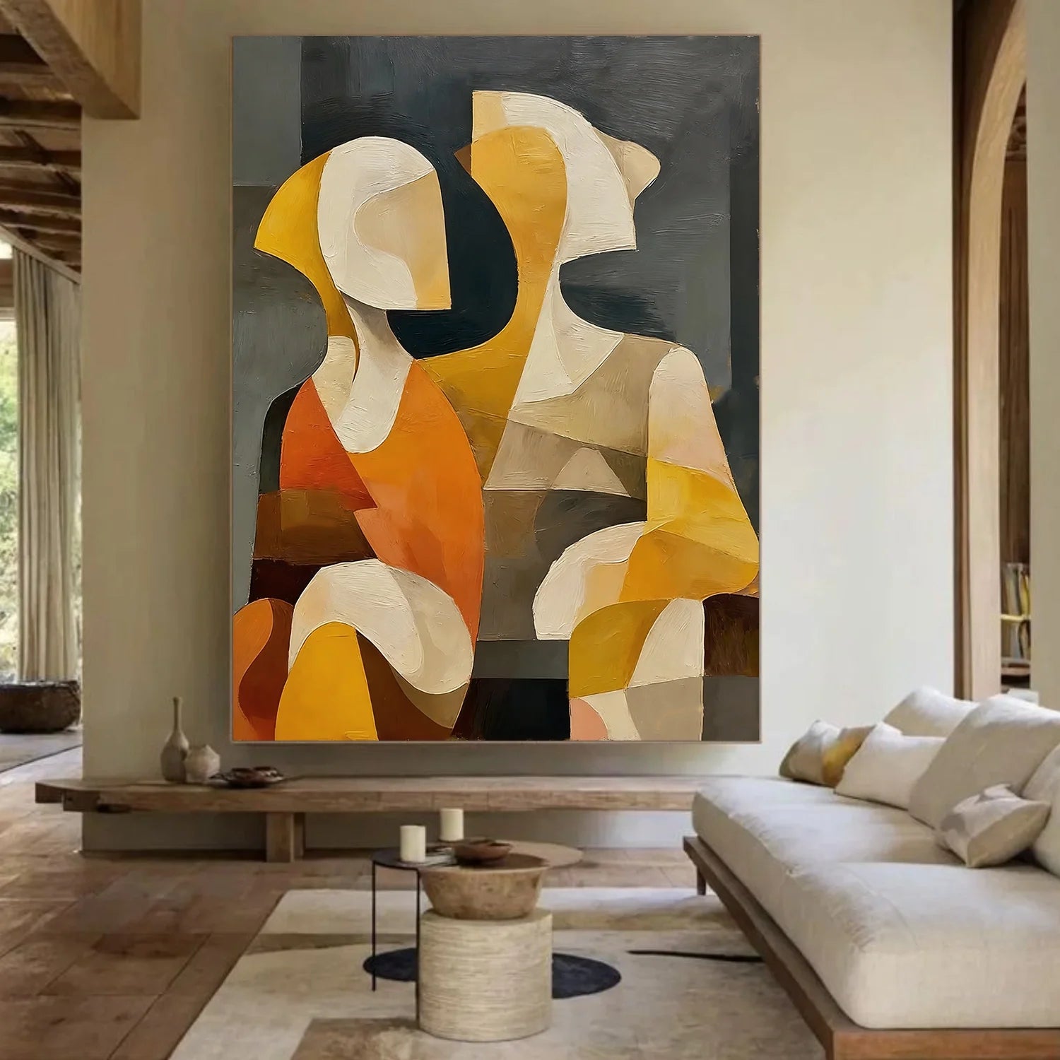 Abstract Portrait Wall Art #AP076