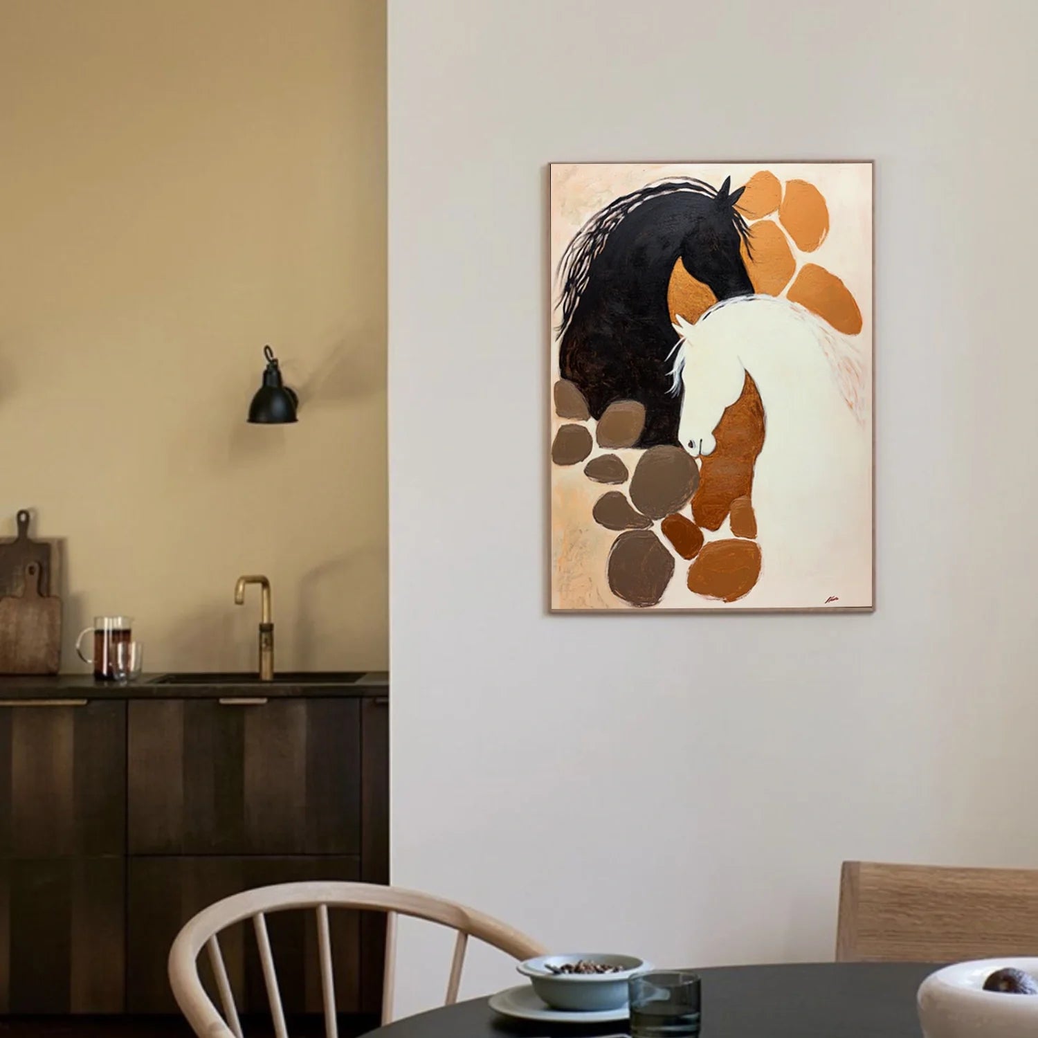 Abstract Animal Horse Wall Art #AL181