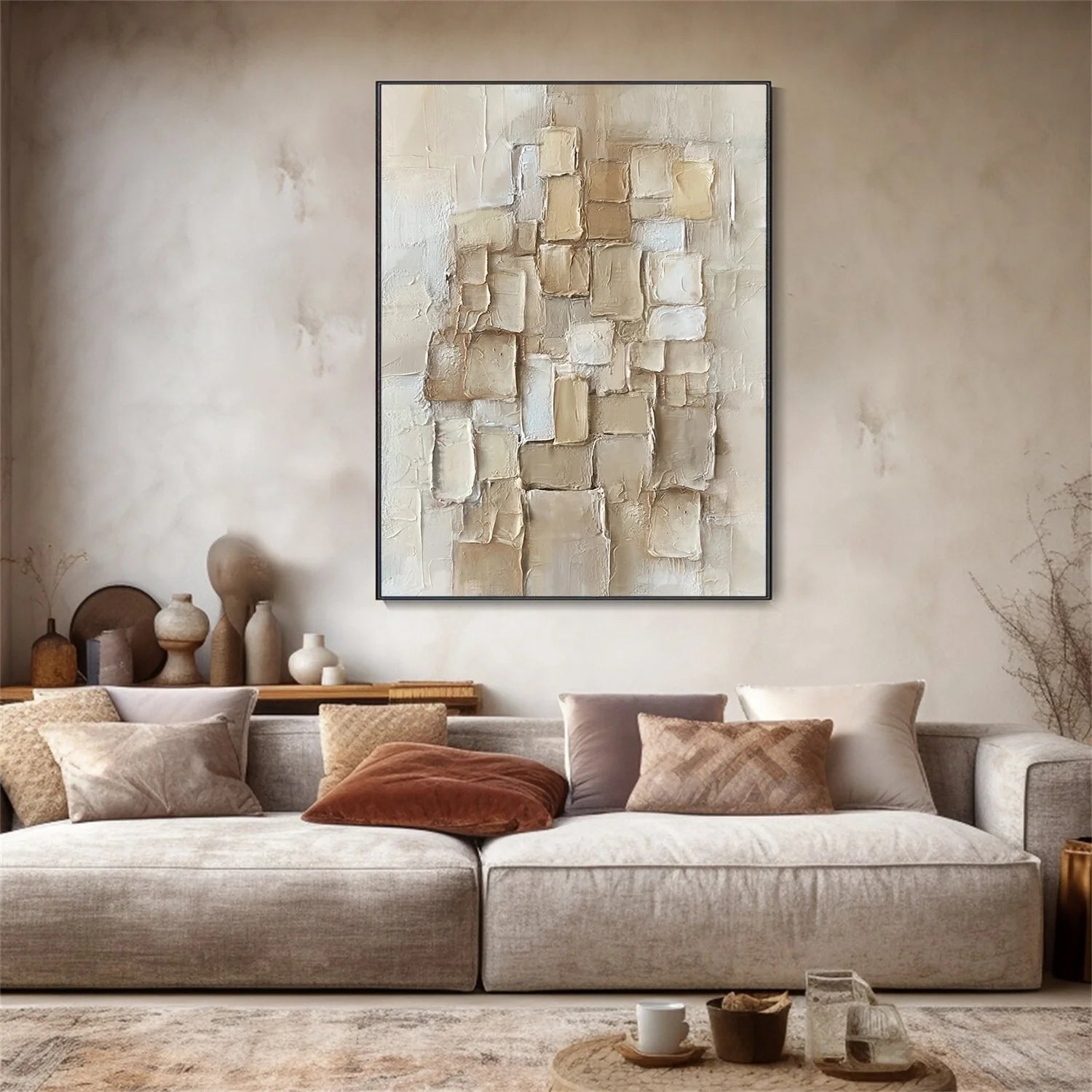 Abstract Textured Canvas Art #WS821