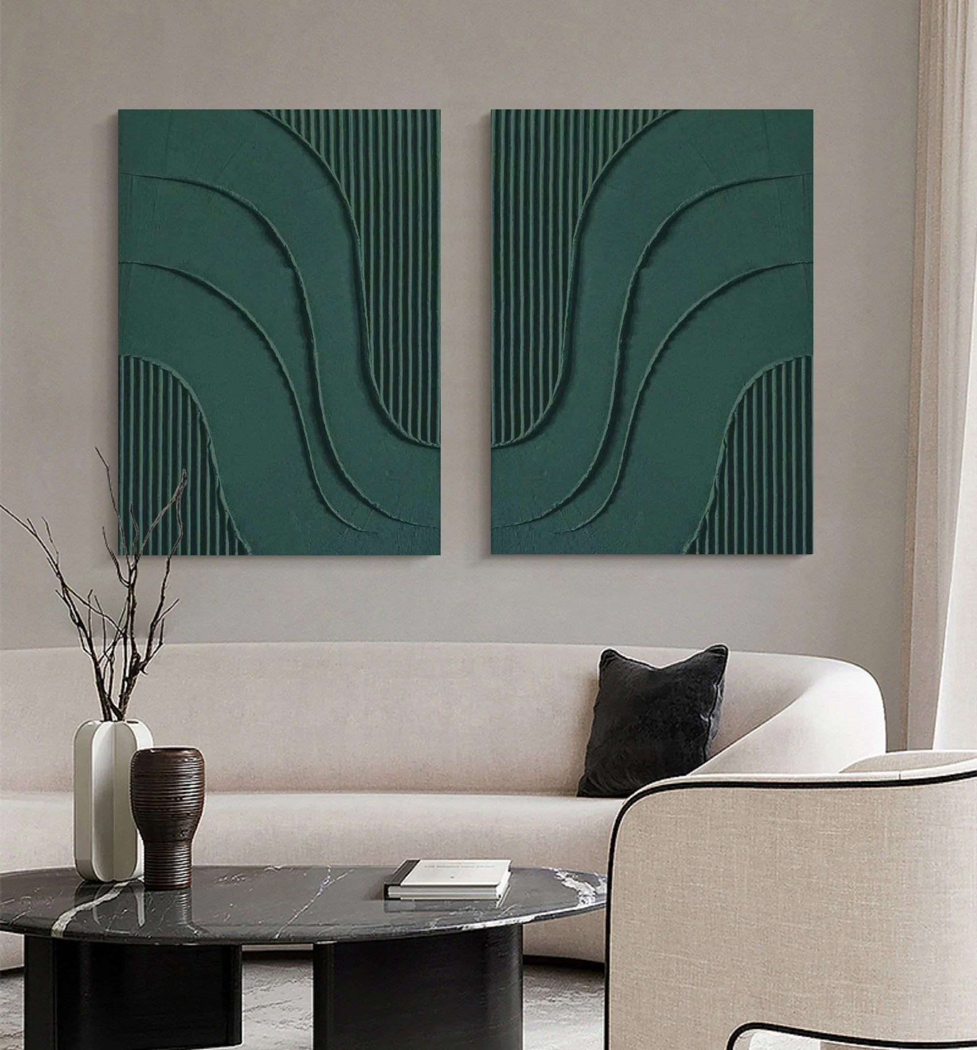 Abstract Tranquility Set of 2 #WS017