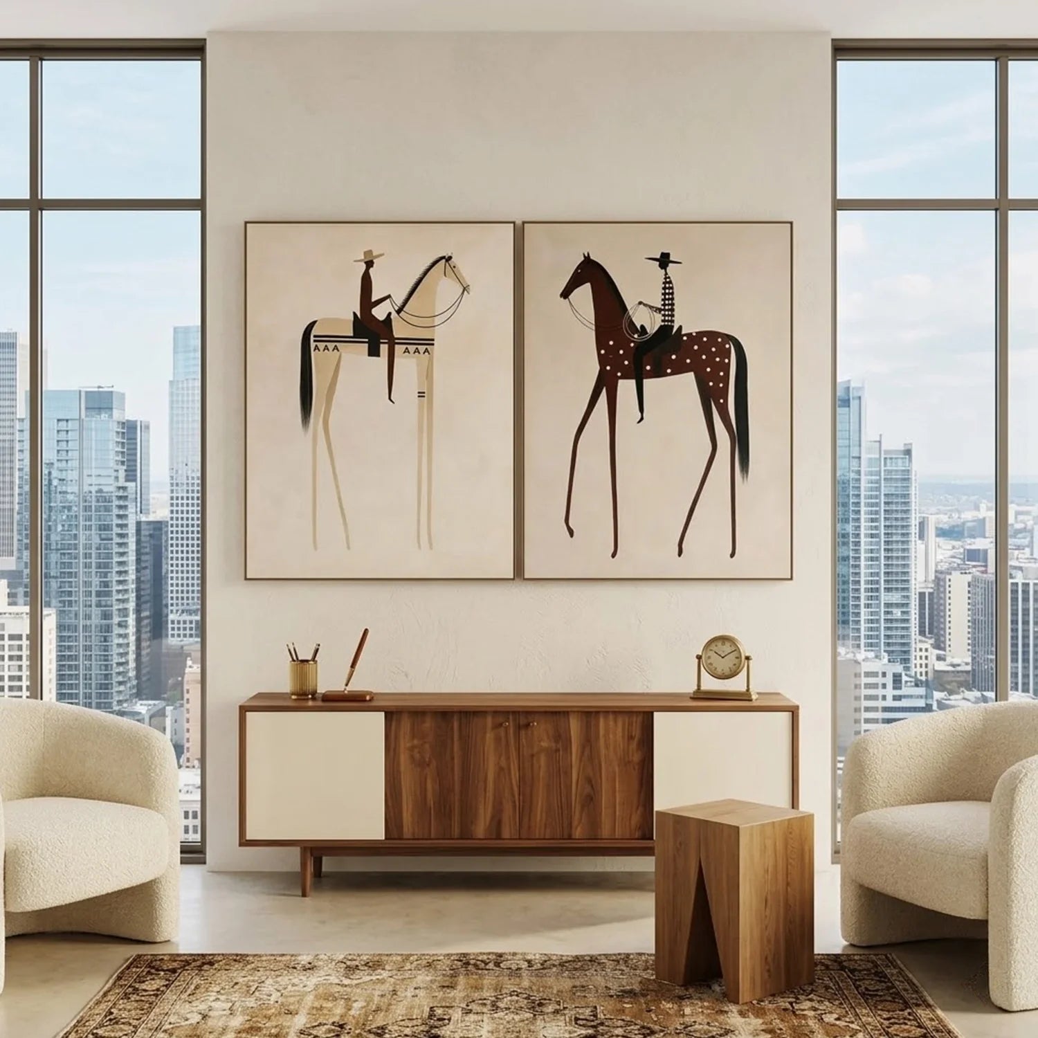 Vintage Americana Art Set of 2 #VA050