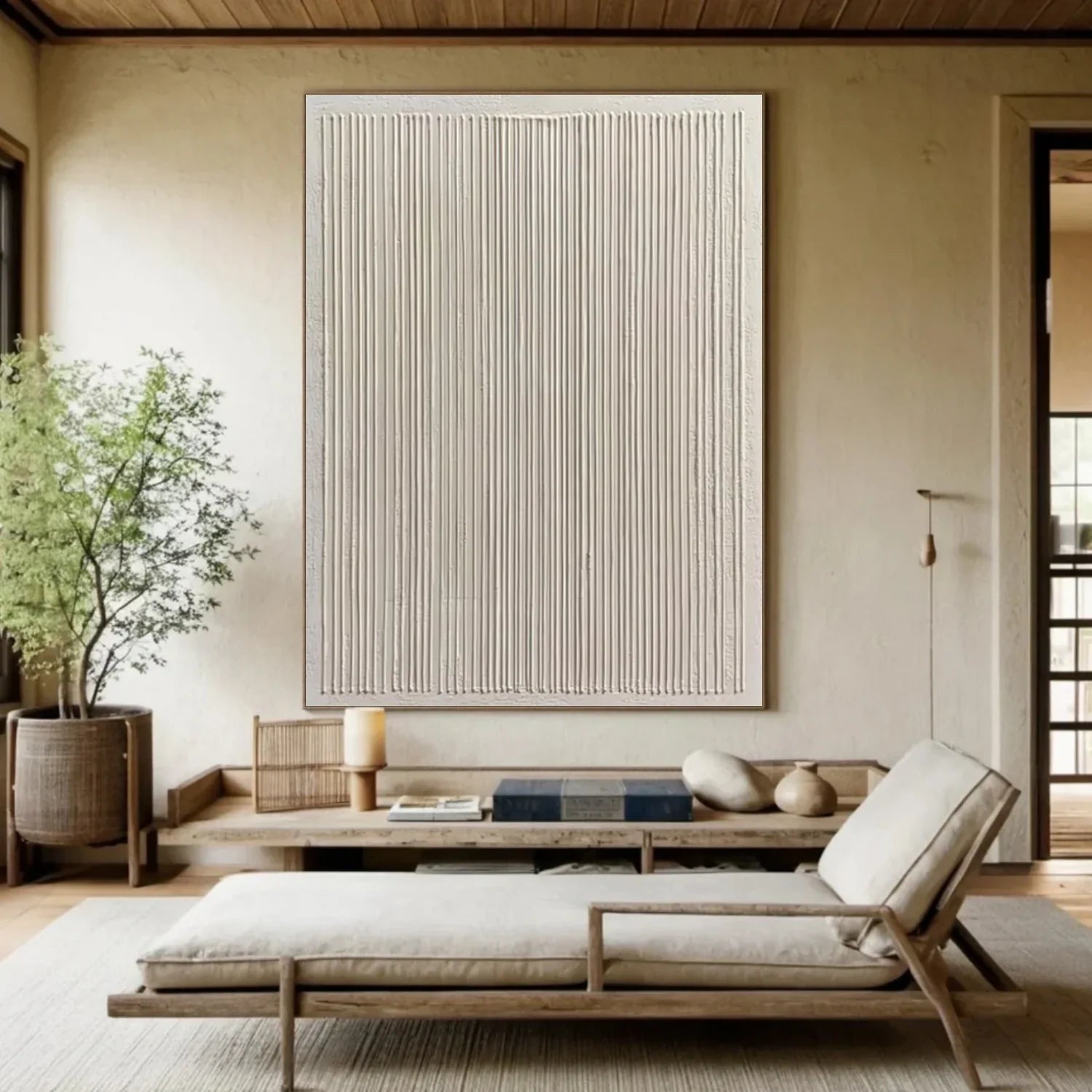 Minimalist Textured Canvas Art #MM356