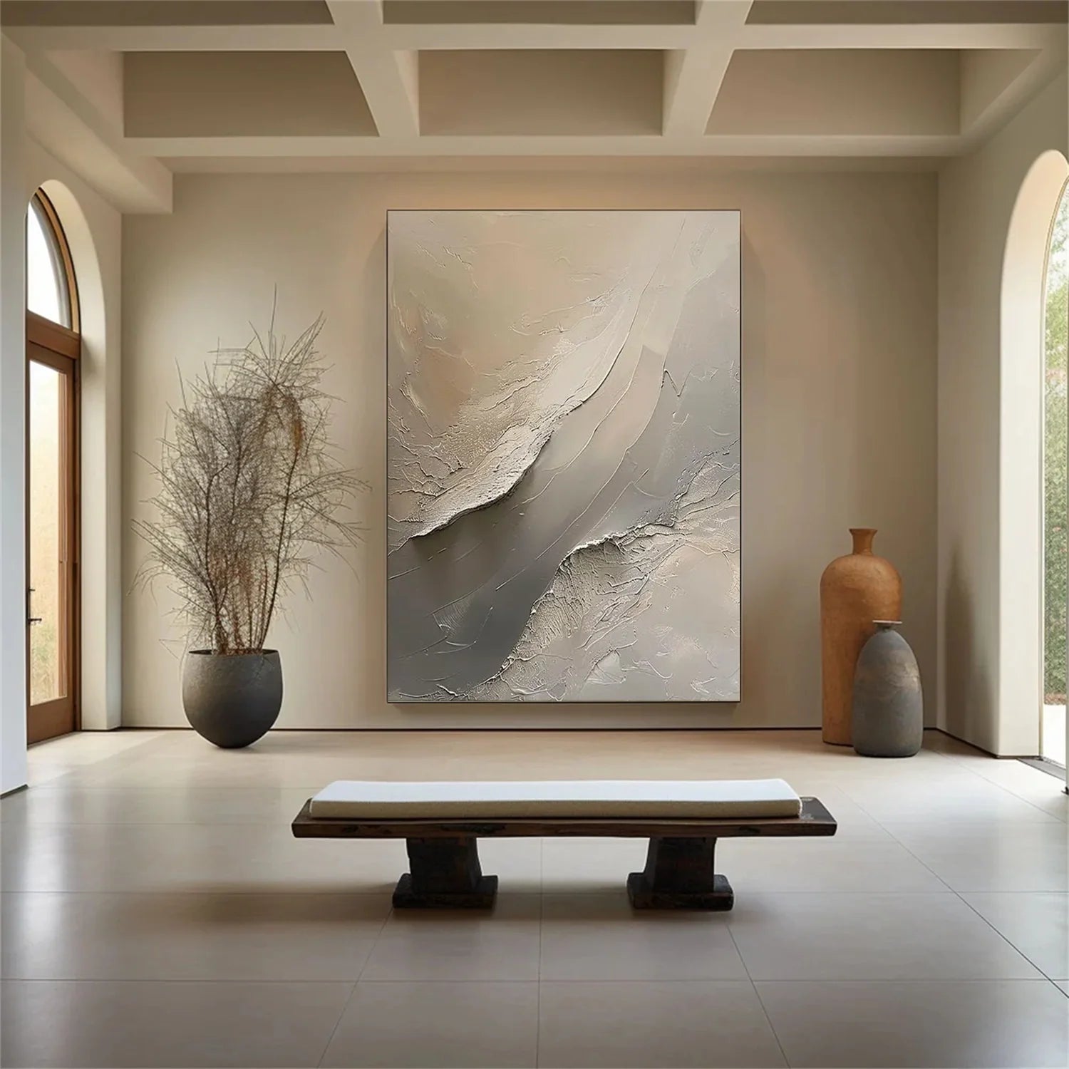 Abstract Textured Canvas Art #WS595