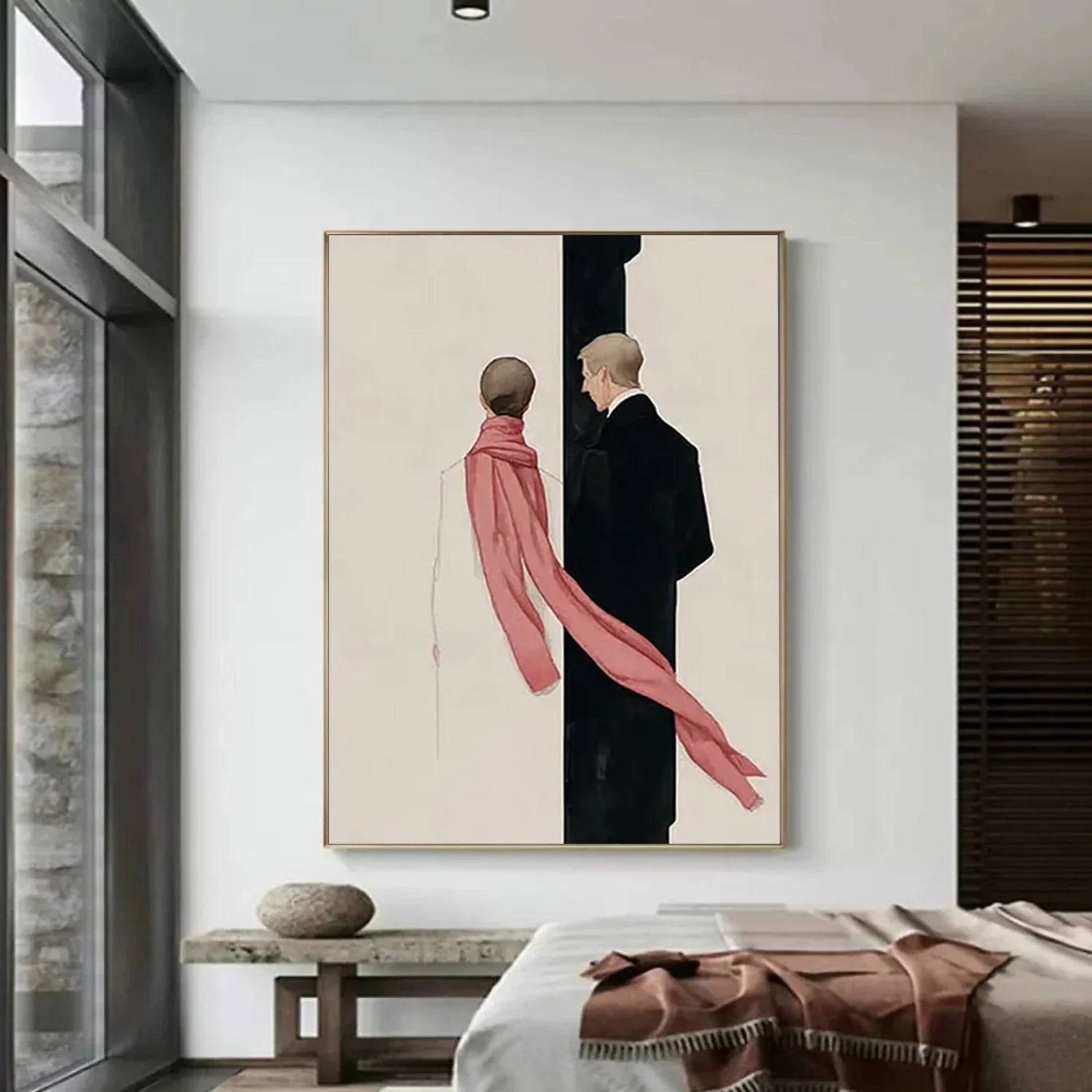 Abstract Portrait Wall Art #AP105