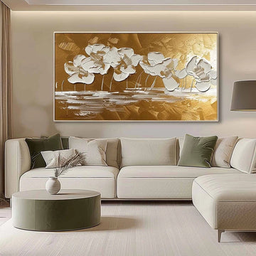 Flower & Tree Abstract Textured Wall Art #ML048