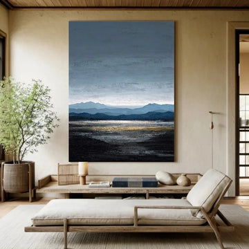 Abstract Mountain Canvas Art #MM396