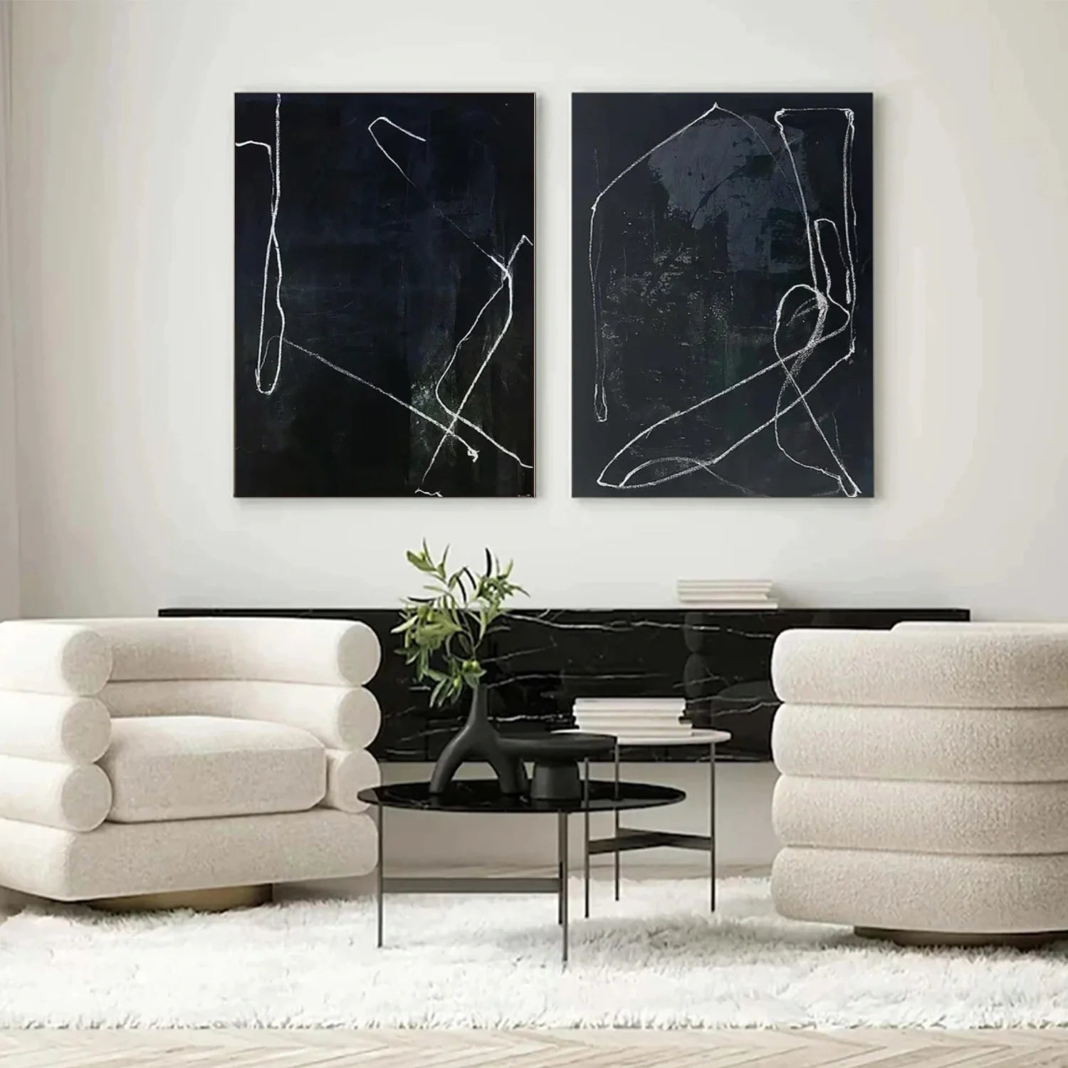 Wabi Sabi Canvas Art Set of 2 #WS890